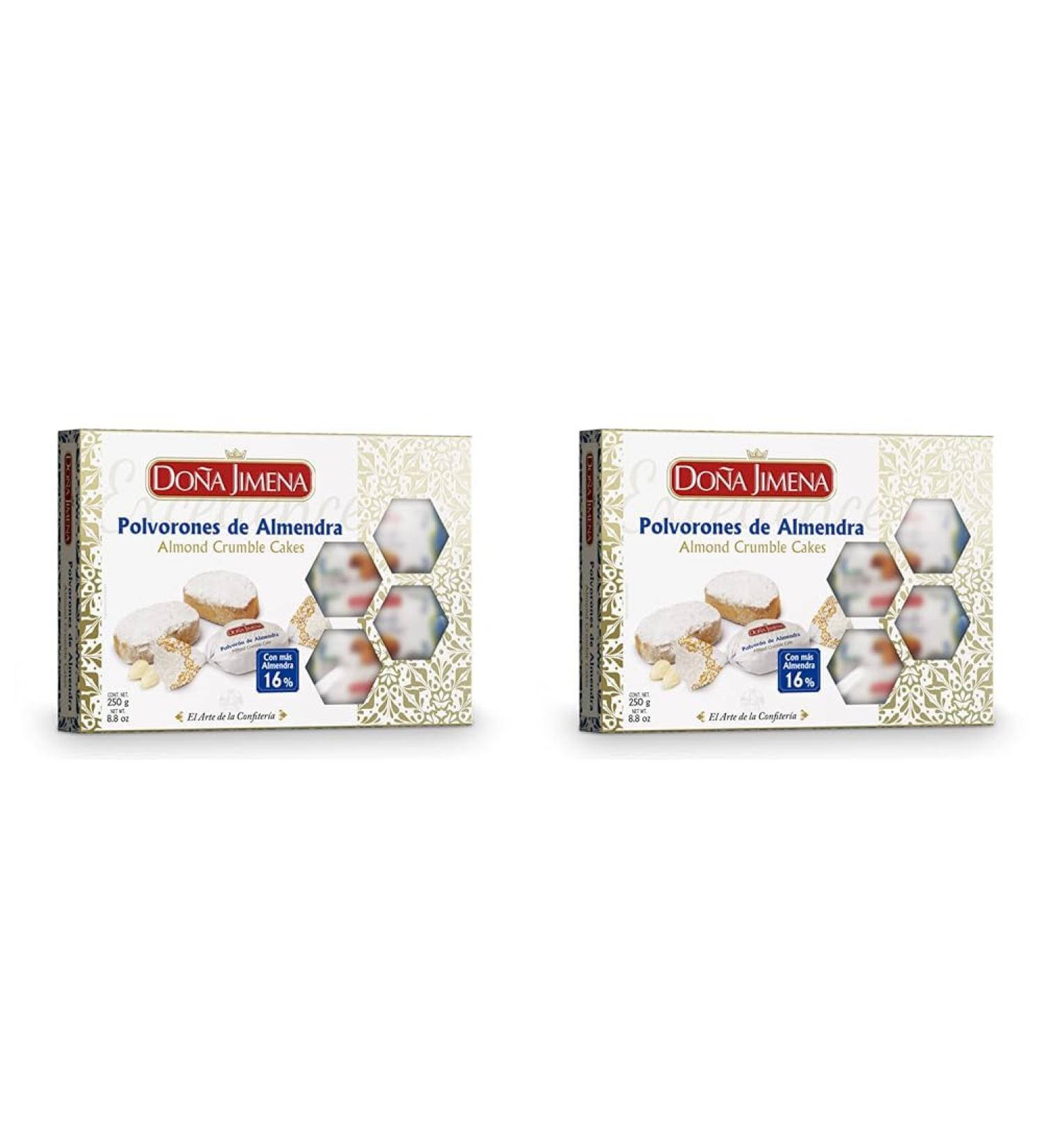 Do a Jimena Polvorones Base de Farine de Bl /d'Amandes Grill es 250 g 1 Unit (Lot de 2)