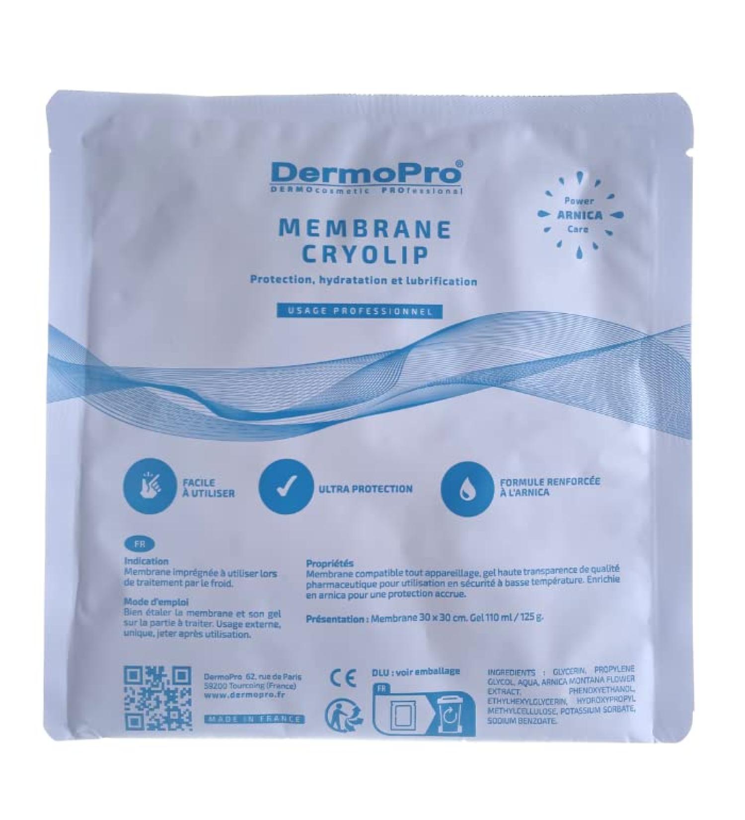 Dermopro 50 Membranes Cryolipolysis Arnica Power Care Large size presoaked compatible with all devices down to 15 C sa - Buy Online on GoSupps.com