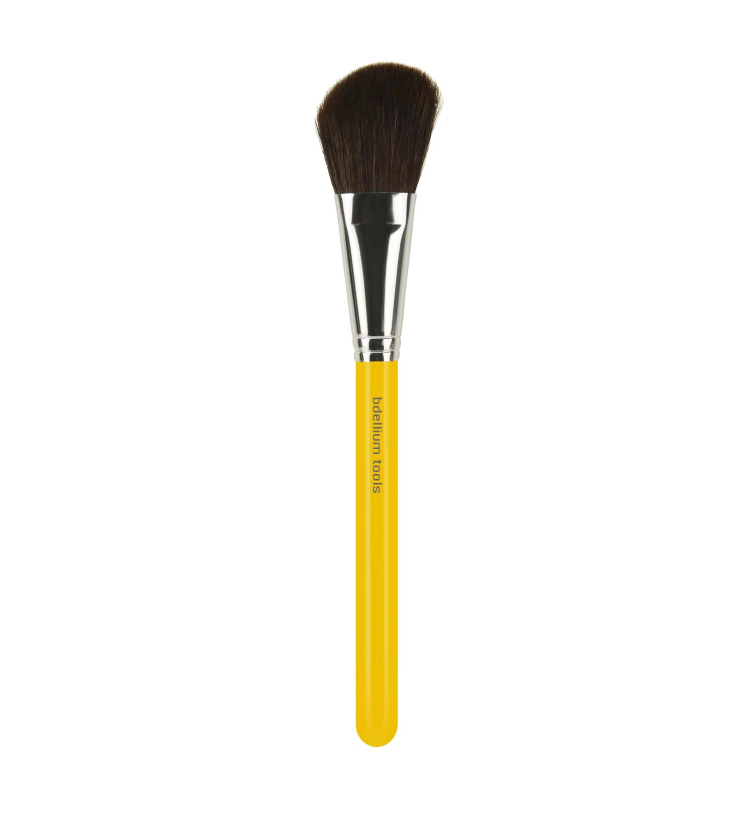 Bdellium Tools Studio Series 962 Slanted Blusher Brush - Professional Makeup Brush for Contour & Highlight - Soft Synthetic & Natural Fibers - International Shipping Available - Buy Online on GoSupps.com