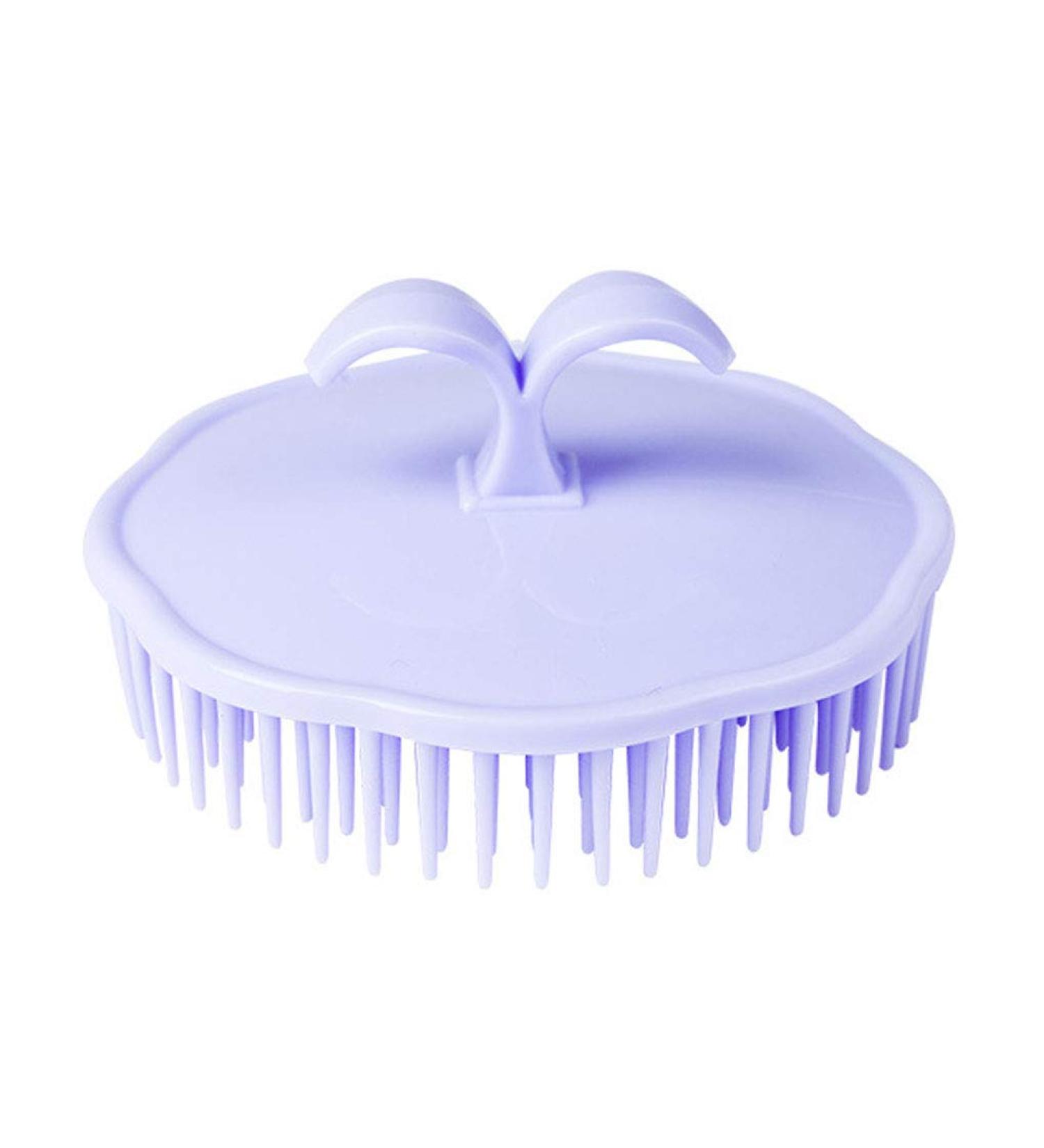 Laileya Head Massage Silicone Hair Scrubber | Portable Scalp Brush & Body Shower Massager - Random Colors - Buy Online on GoSupps.com