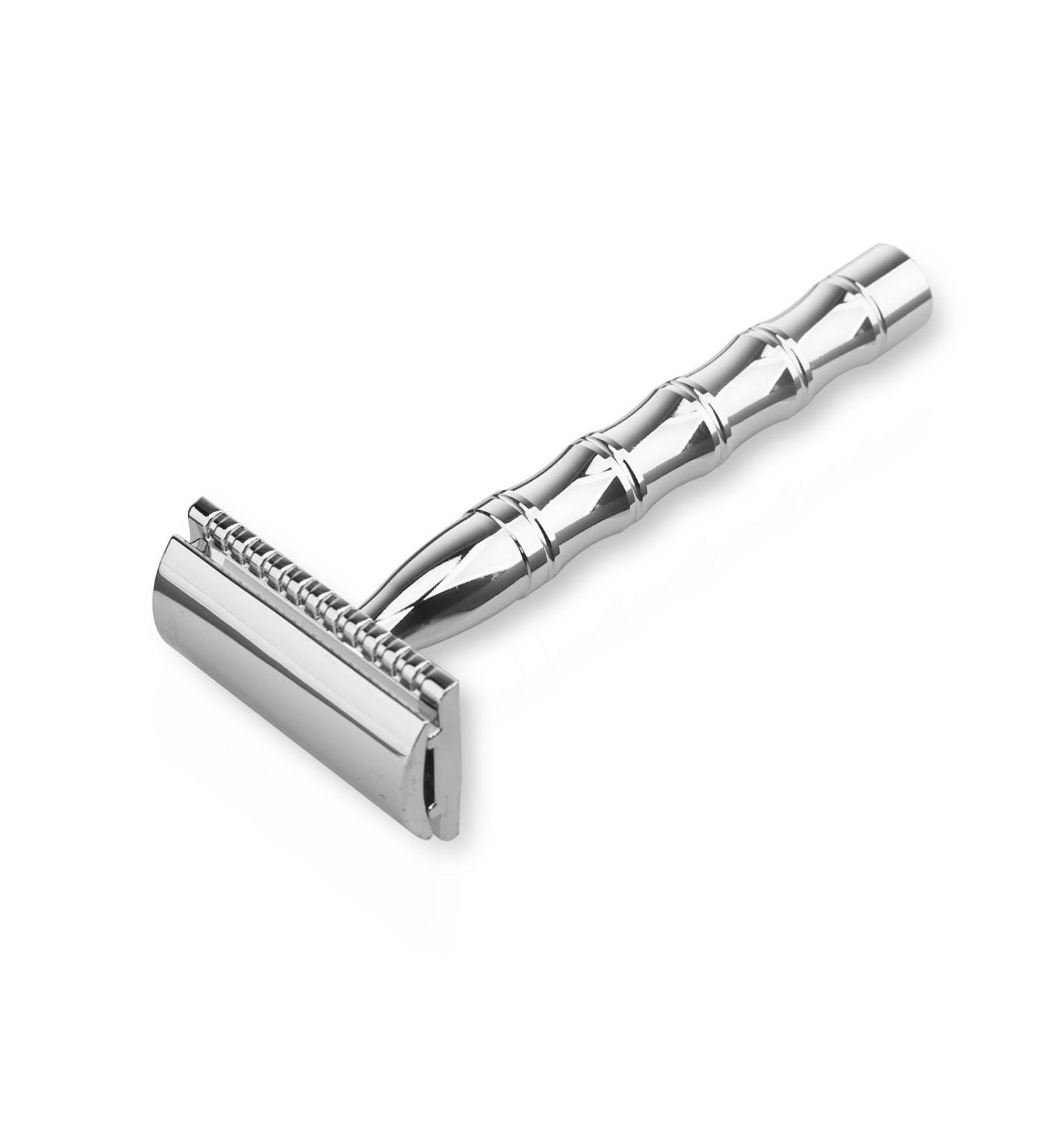 CSB Classic Double Edge Safety Razor - Reusable Chrome Metal DE Razor for Men & Women - Perfect for Smooth Shaving - Buy Online on GoSupps.com