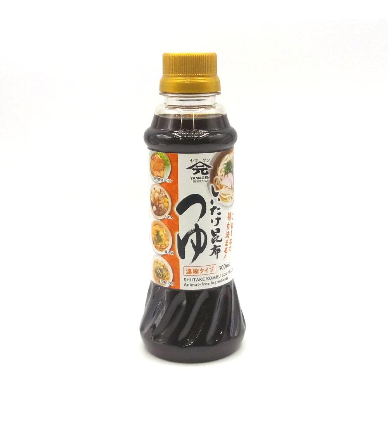 Shiitake & Konbu Dashi Sauce ( Japanese Shiitake Mushroom & Kelp Stock Soup Base ) 300ml