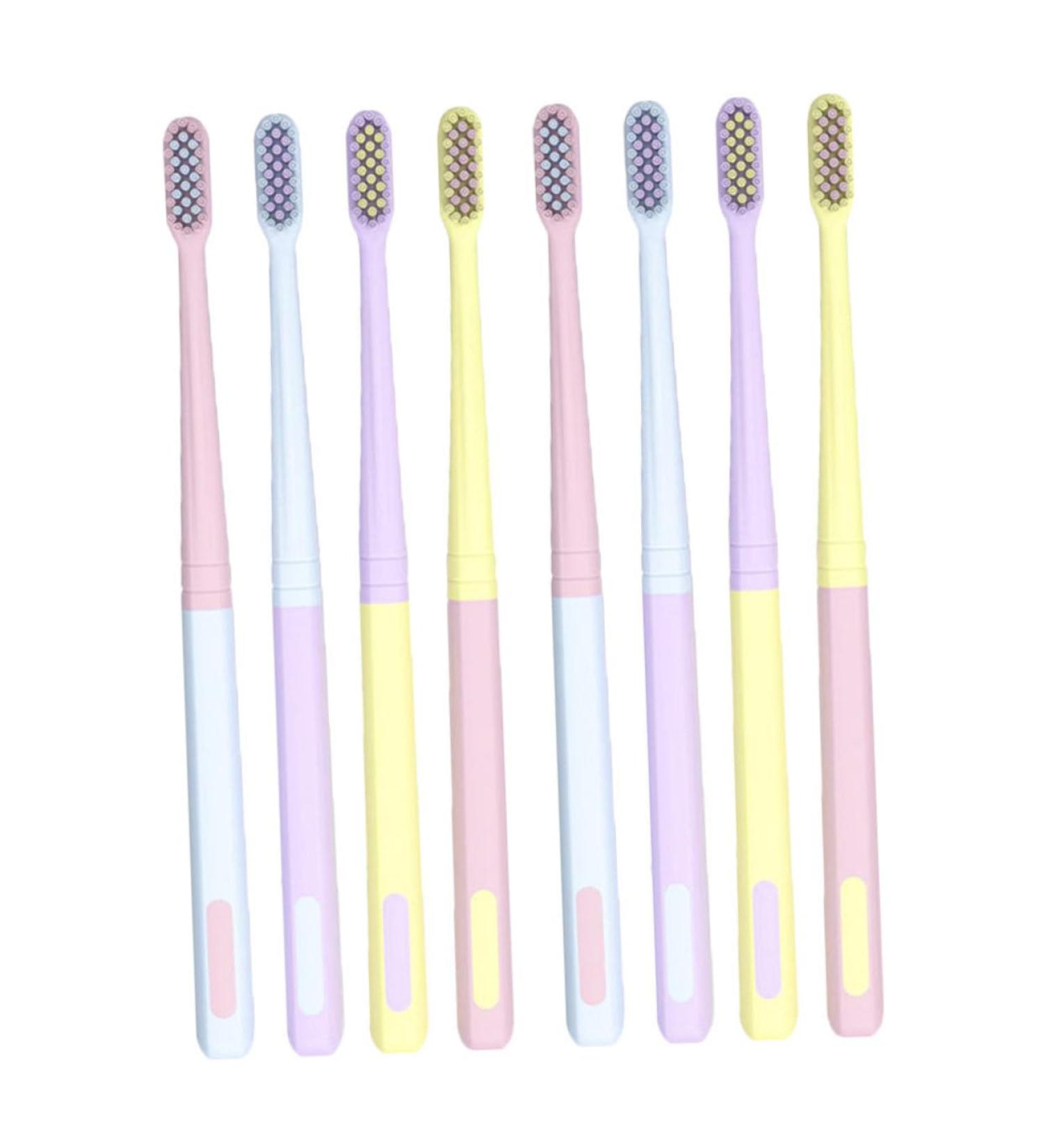 Mobestech Toothbrush Set - 8pcs Ice Cream Design Replacement Brushes for Kids | Durable Plastic Cleaning Tools - Buy Online on GoSupps.com