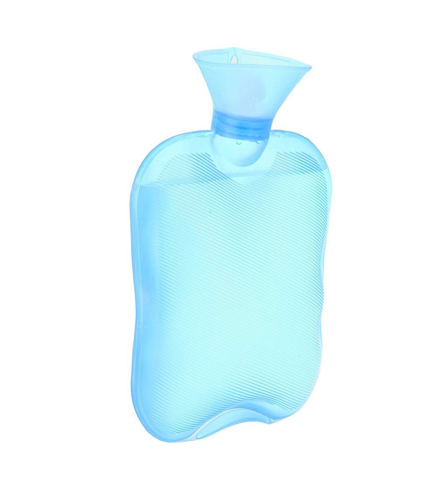 Classic 2000ml Rubber Heat Bottle - Blue | Heat & Cold Therapy | Pain Relief | 3 Colors Available - Buy Online on GoSupps.com