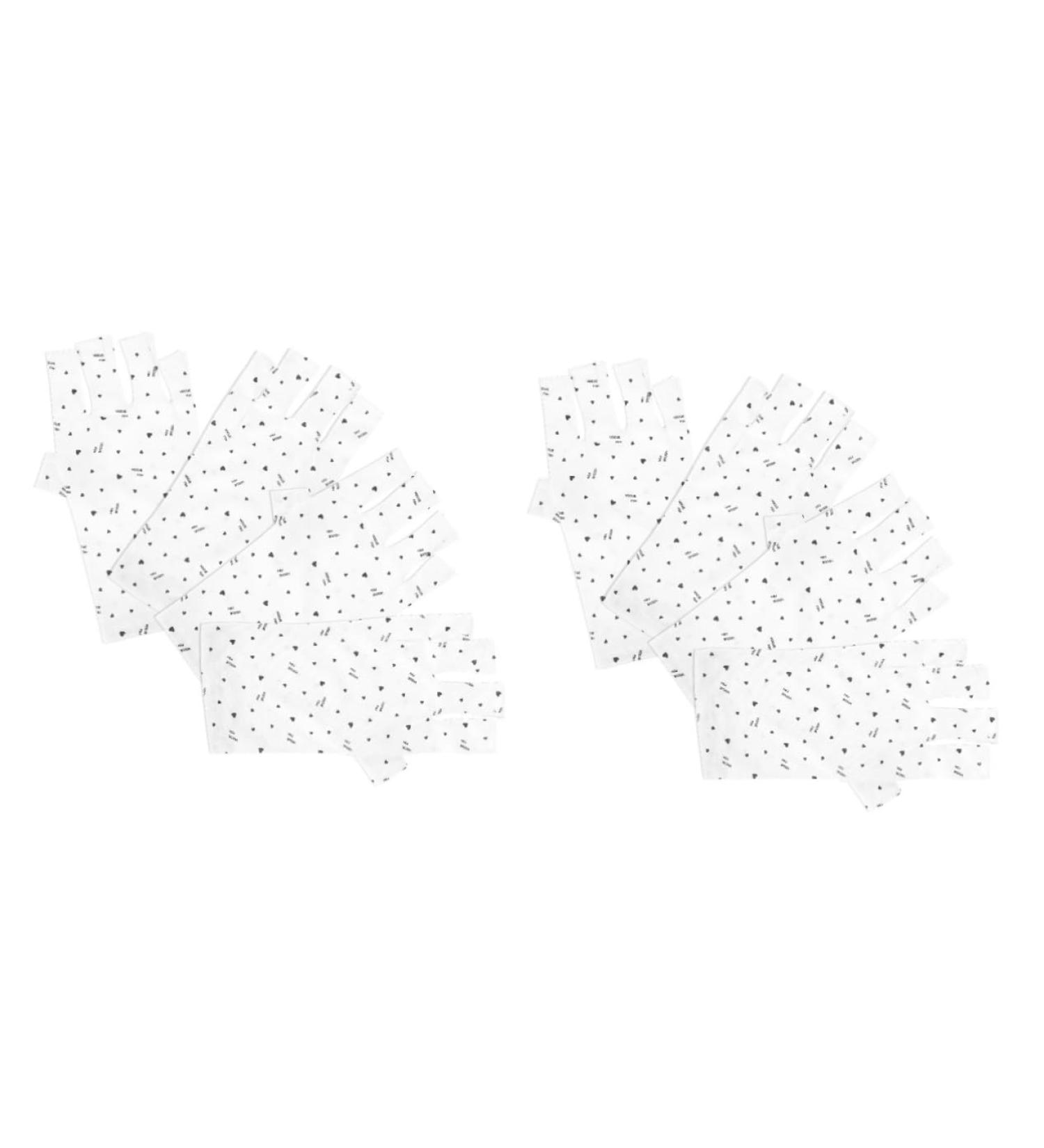 minkissy 4 Pairs Nail Gloves Gel Manicure Uv Gloves Fingerless Anti Uv Glove Uv Protection Gloves for Manicures Uv Gloves for Gel Manicures Miss Polyester Non-Slip Light - Buy Online on GoSupps.com