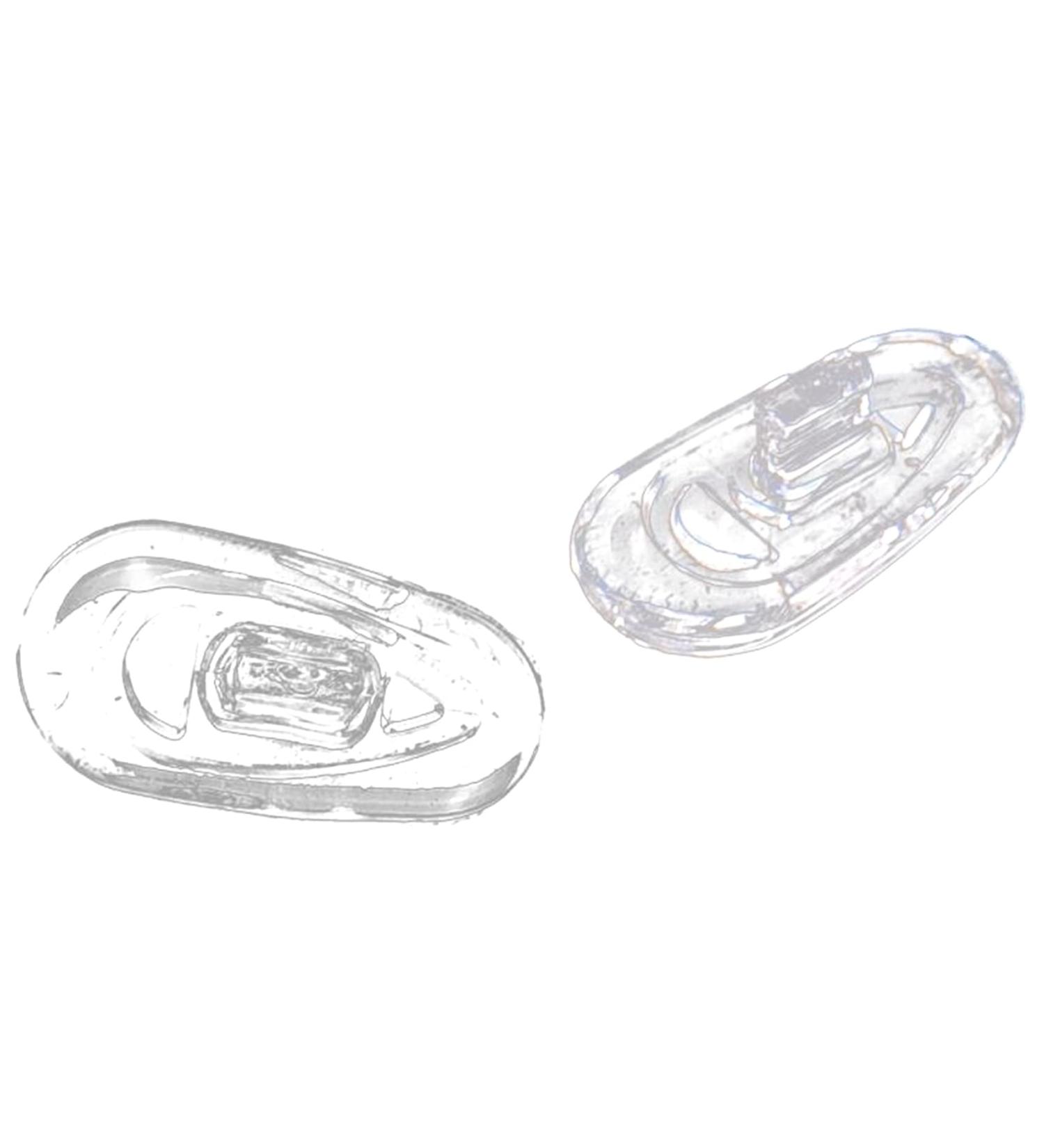 tesrgre 25 Pairs Silicone Eyeglass Nose Pads Oval Push On - Buy Online on GoSupps.com