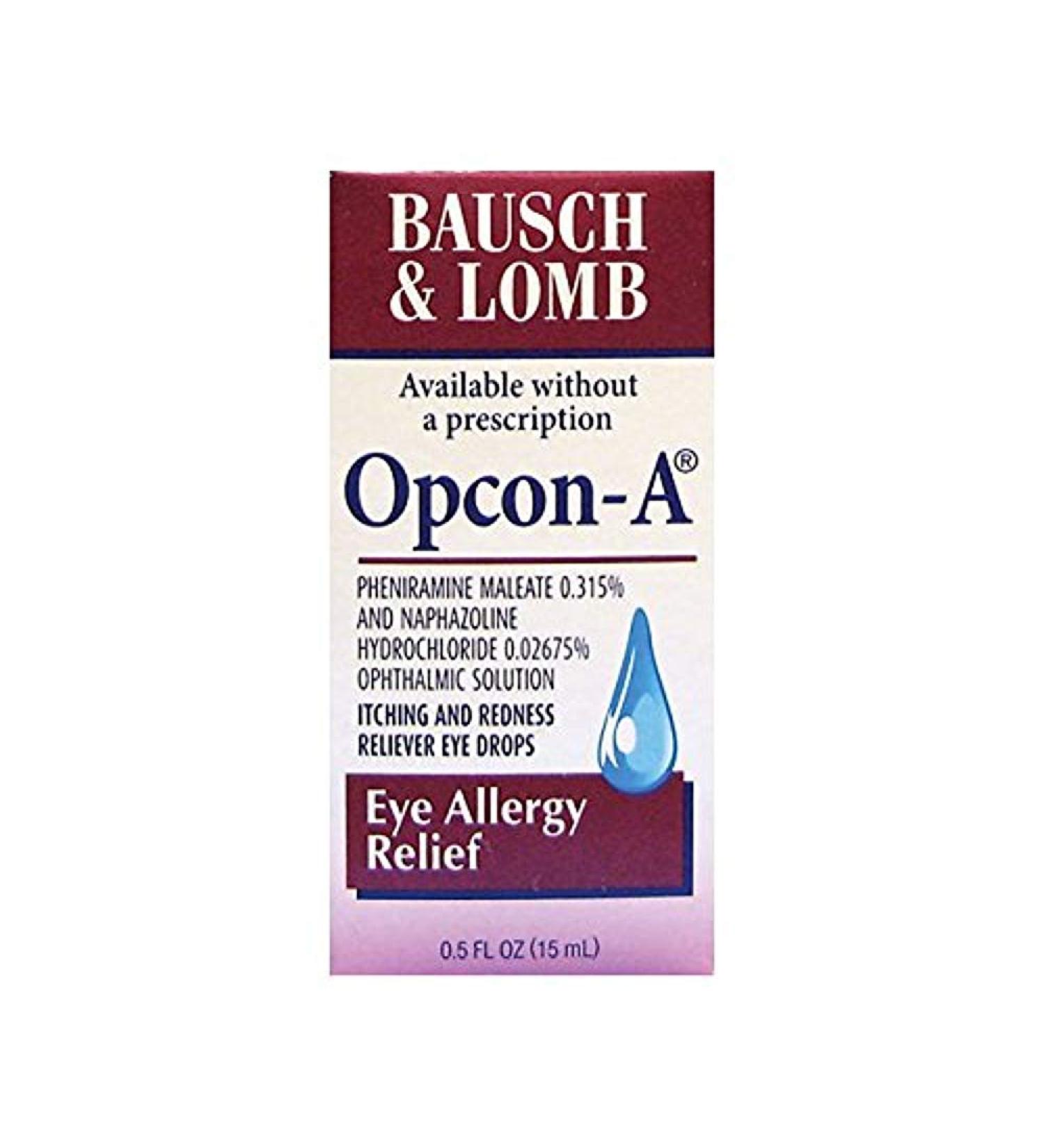 Bausch & Lomb Opcon-A Eye Allergy Relief, .5 oz.