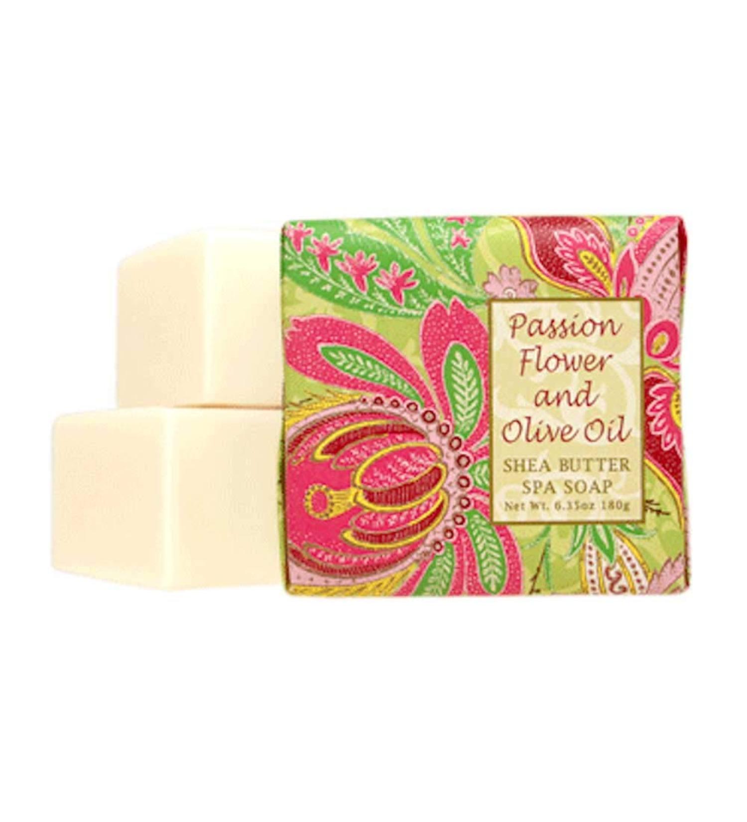 Greenwich Bay - 6oz Botanical Shea Butter - 3 Bar Soaps - Passion Flower