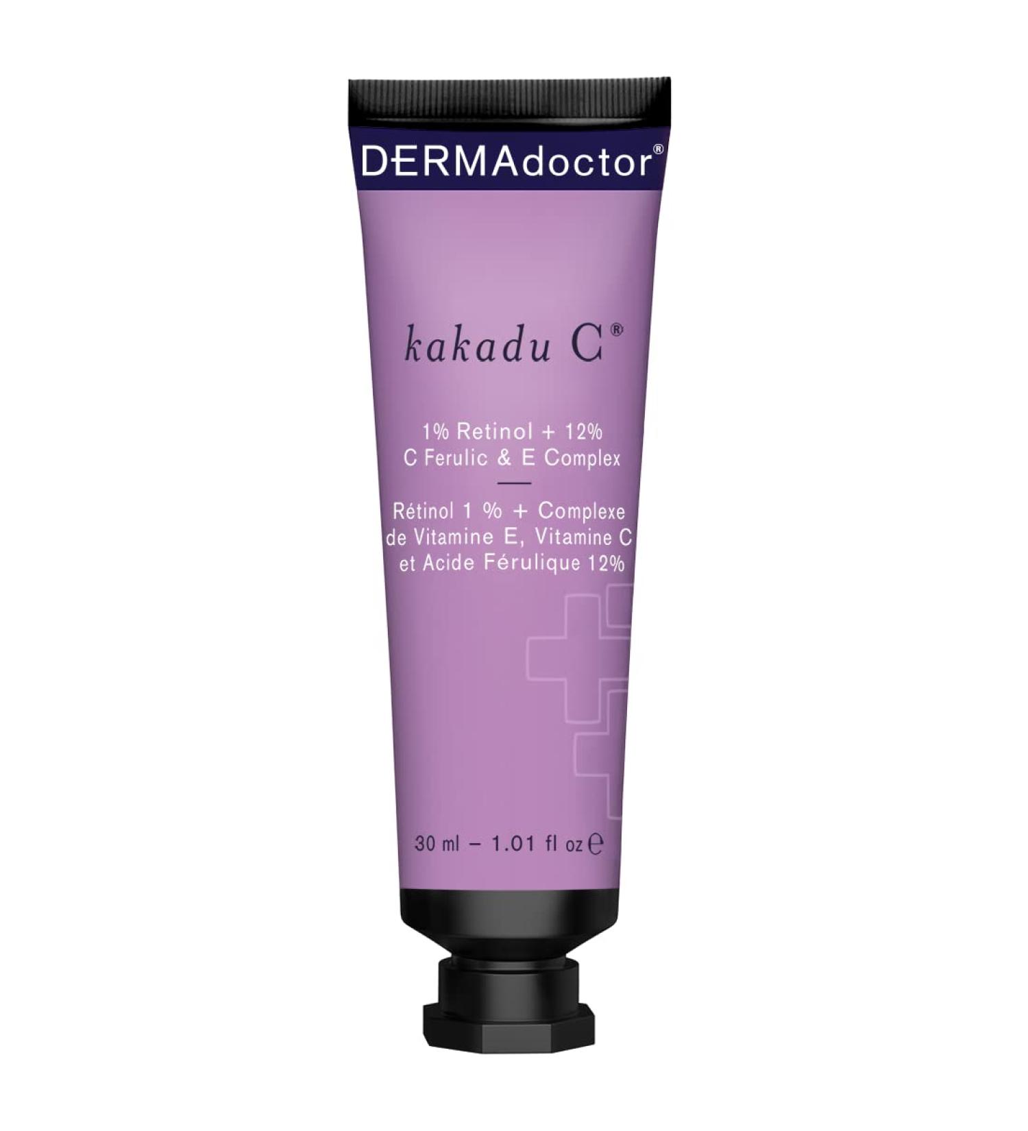 DERMAdoctor Kakadu C Retinol Cream | Anti-Aging Face Cream with Vitamin C & E | Hyperpigmentation Treatment | Brighten Smooth & Firm - 1.01 fl oz - Buy Online on GoSupps.com
