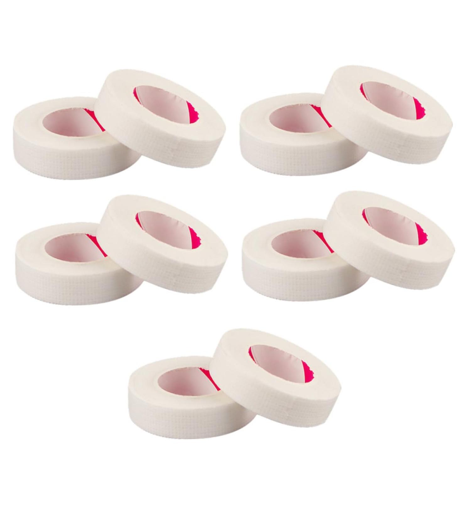 MAGICLULU 10 Rolls Grafting Tape Eyelash Tape for Lash Extensions Lash Extension Tools Eyelash Tape Adhesive False Eyelashes The Tape Extend Non-woven Tape Miss White Breathable - Buy Online on GoSupps.com