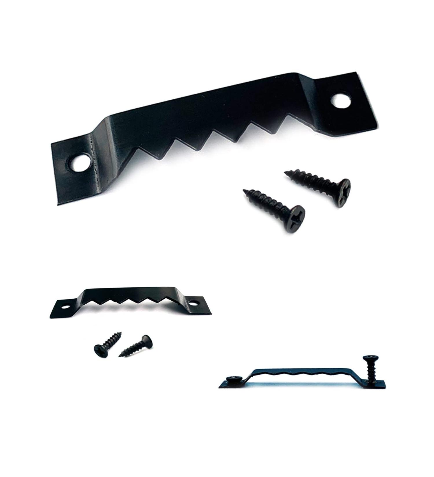 Heavy Duty Sawtooth Picture Hangers Supports 50 lbs 50 Pack Heavy Sawtooth Hangers with Screws Picture Hanging Solutions for Hanging Canvas Photos Frame Clock Paintings Artwork Heavy Sawtooth - 50 Pack - Buy Online on GoSupps.com
