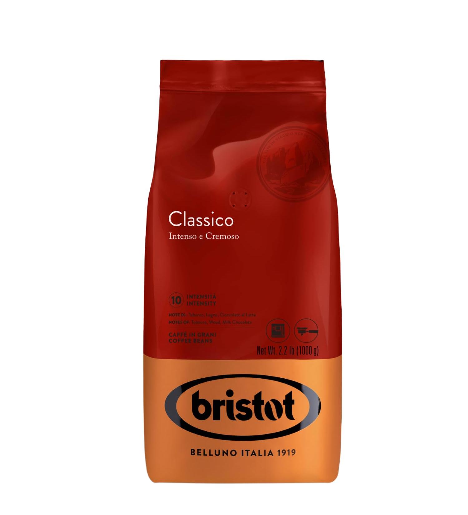 Bristot Caf en Grains Classico 1 kg - Buy Online on GoSupps.com