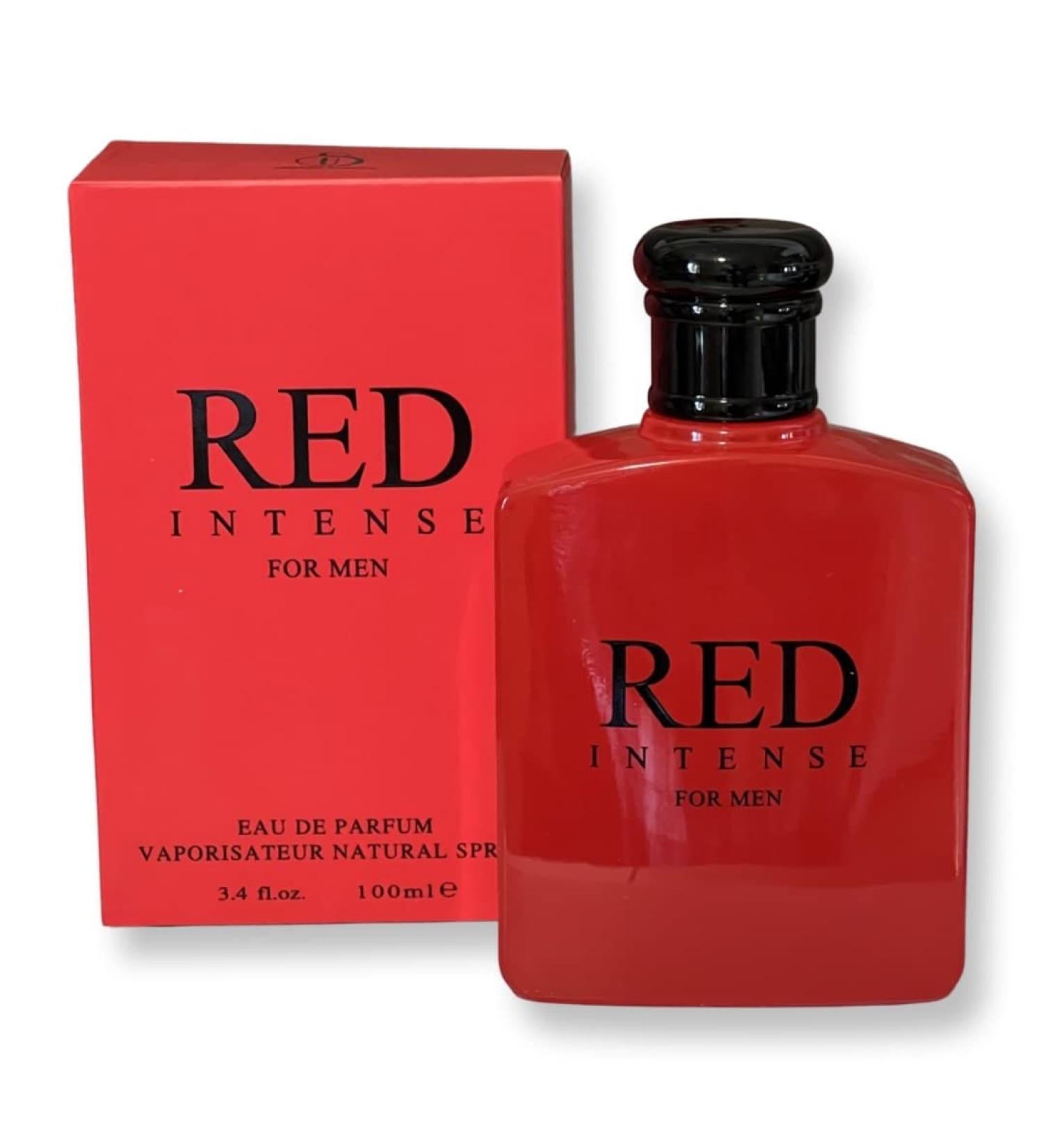 Red Intense Eau de Parfum for Men 3.4 Fl Oz | Top Notes: Cranberry Grapefruit Italian Lemon - Buy Online on GoSupps.com