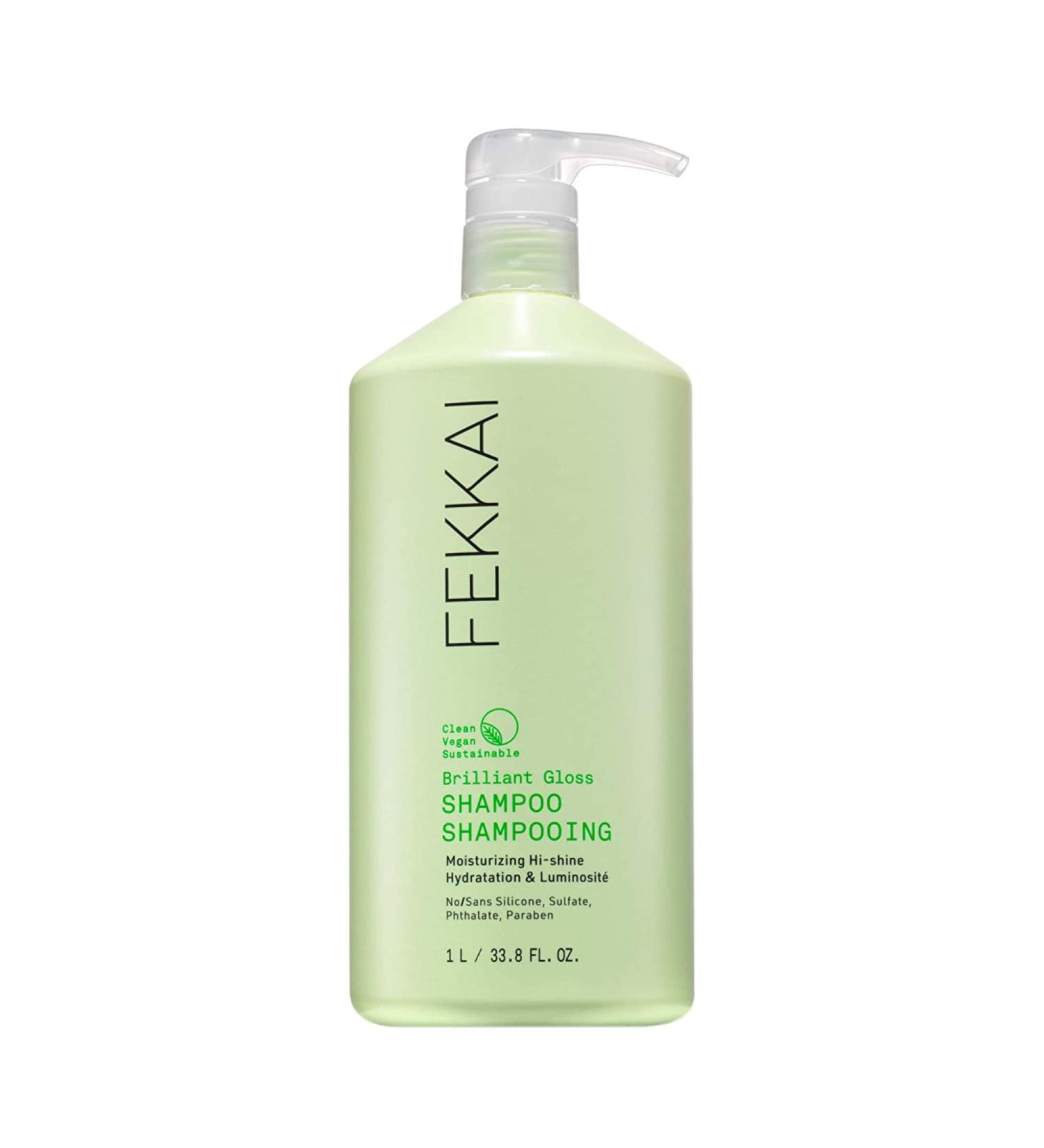 Fekkai Brilliant Gloss Shampoo 1L Revives & Nourishes Dry Frizz-Prone Hair Salon Grade, EWG Compliant, Vegan & Cruelty-Free - Buy Online on GoSupps.com