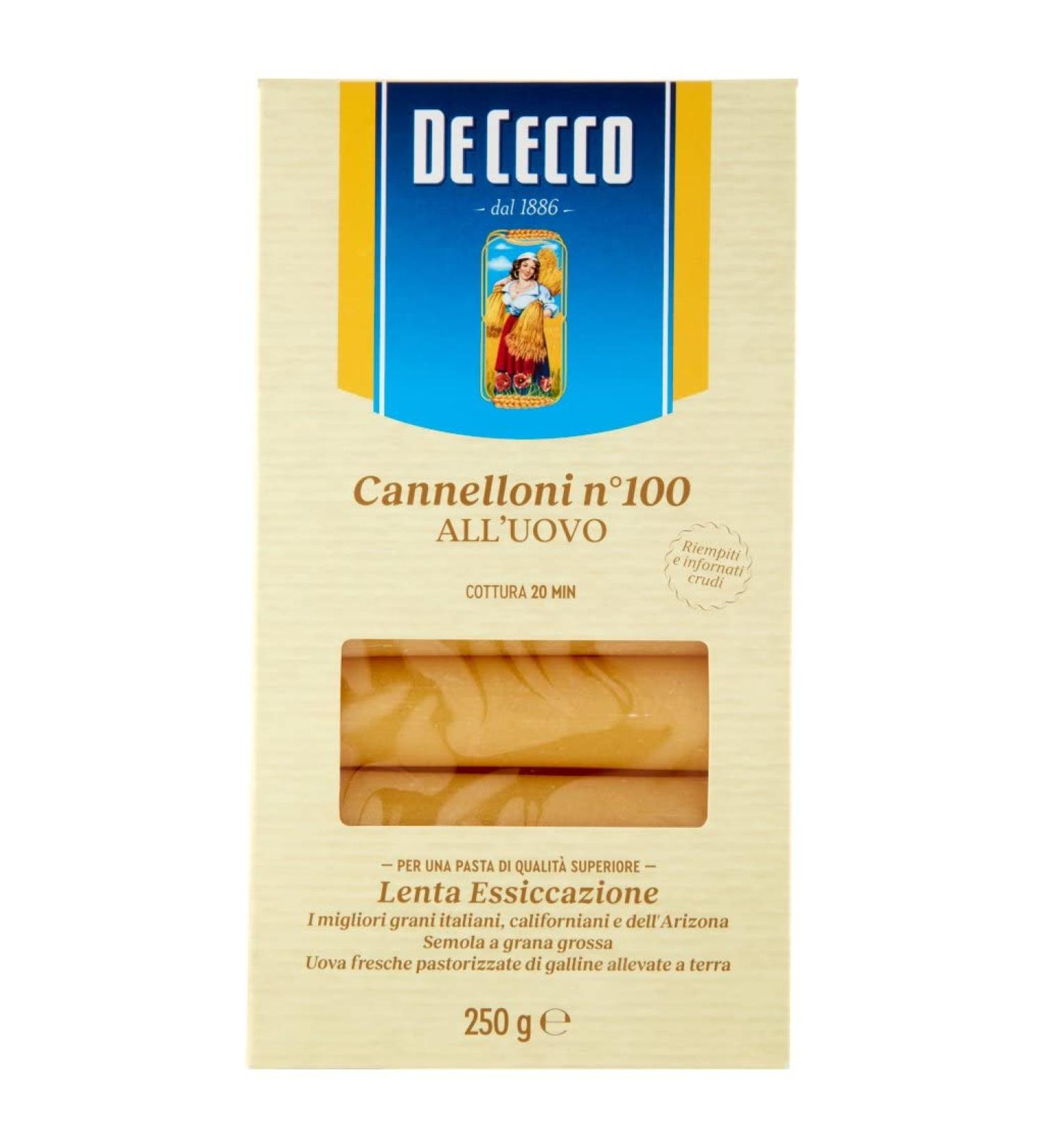  Italian Gourmet E.R. De chicken cannelloni Egg N 110 Lot of 6 doughs with egg 250 g + Gourmet Italian pulp 400 g - Buy Online on GoSupps.com