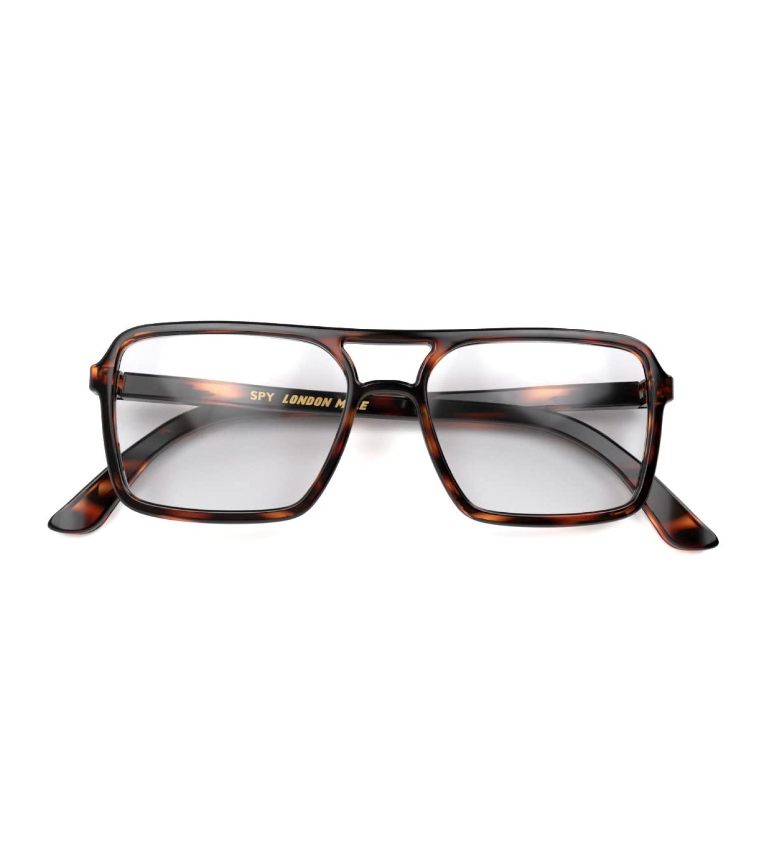 London Mole Eyewear: Spy Blue Light Blocking Glasses - Square Tortoiseshell Anti-Headache Computer & Gaming Glasses for Unisex Men & Women - Buy Online on GoSupps.com