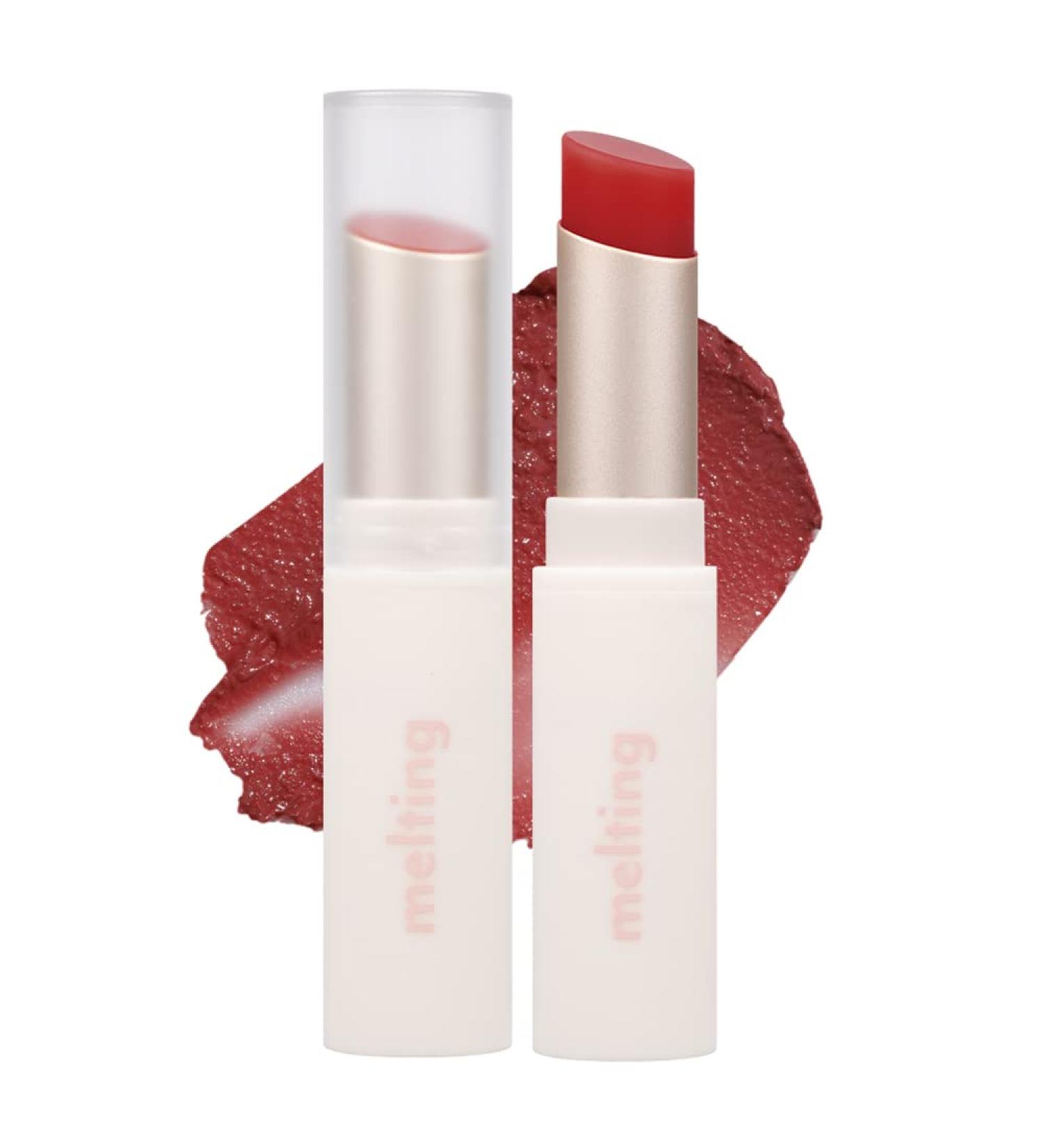 MERZY Glossy Melting Color Lip Balm | High Pigment Color Watery Glossy Texture Long-Lasting Vivid Color | #03 ABOUT FIG #3 About Fig