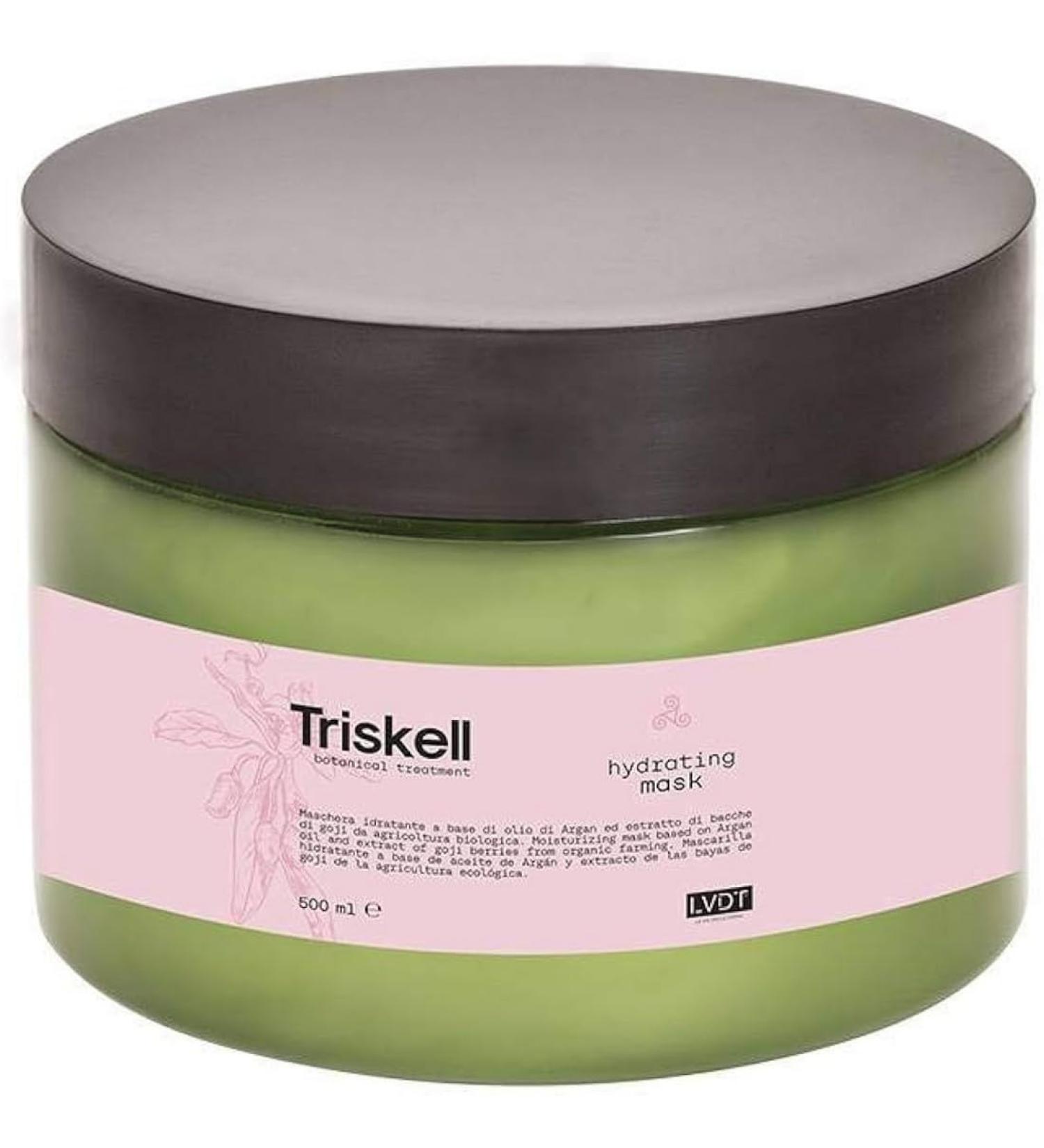 TRISKELL TRISKELL HYDRATING MACHERA MOISTURIZING WITH ARGAN AND GOJI BERRY-FREE OF PARABENS/ SLS/ PETROCED 500 ml