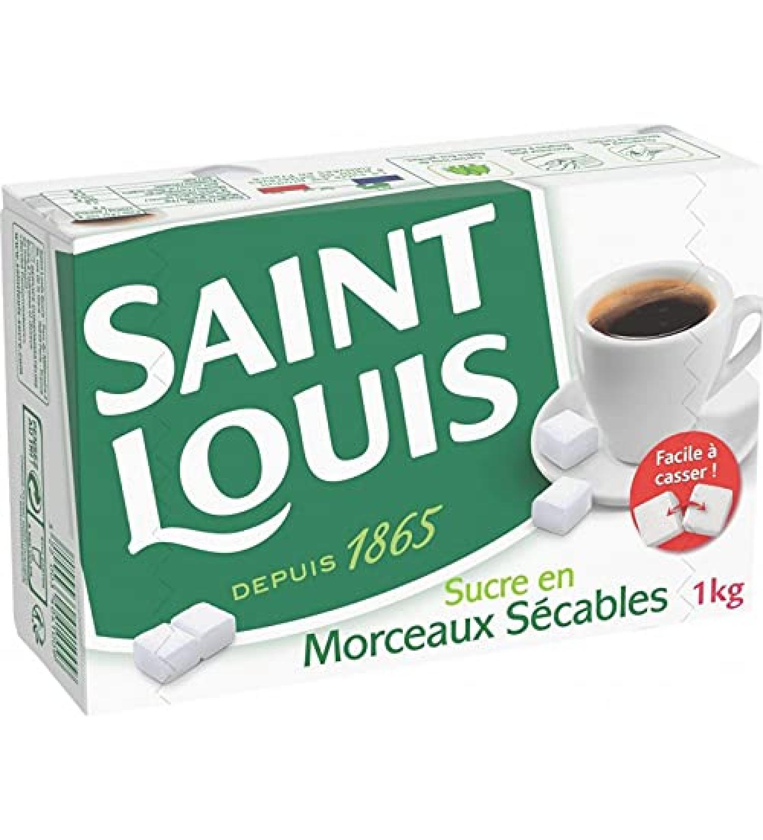 Saint Louis Sugar in Cuttable Pieces 1 kg (Pack of 6)