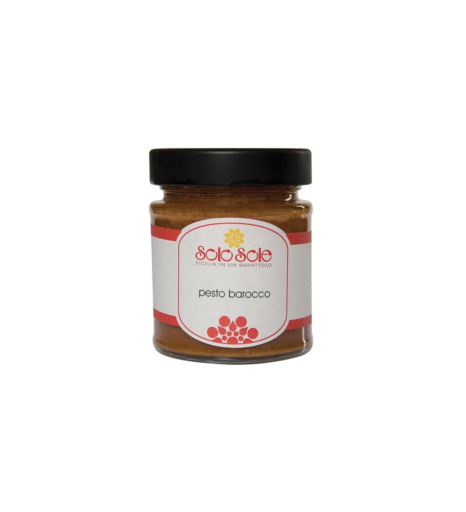 Nelson Sicily Pesto Barocco SoloSole 180g By Nelson Sicily