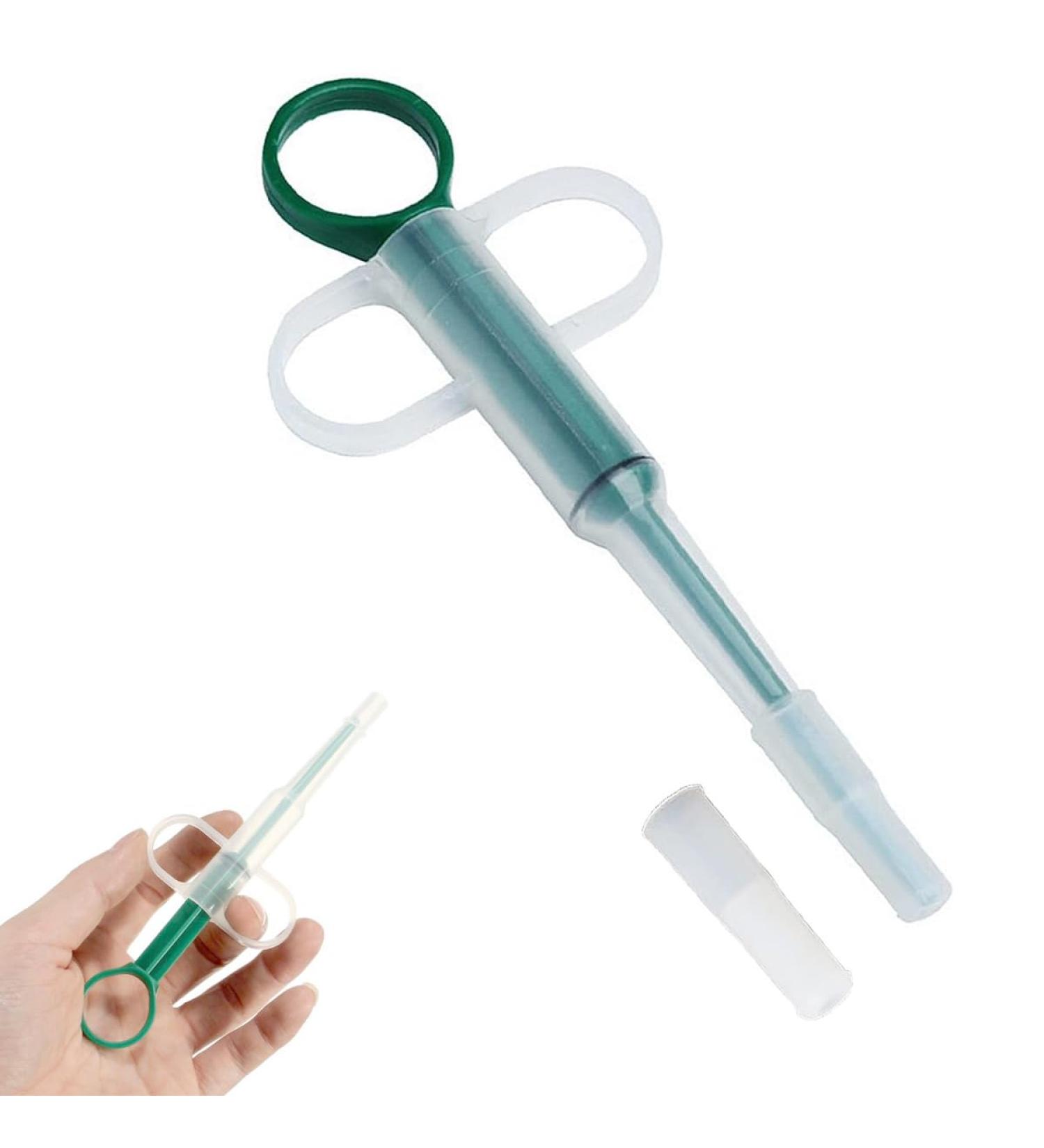 OBYJCA Pet Pill Plunger Popper for Small Cats Dogs Pill Gun Dispenser Shooter Pet Piller Reusable Cat Pill Dispenser Soft Tip Tablet Syringe Pusher Animal Medicine Feeder for Feeding Accessories - Buy Online on GoSupps.com