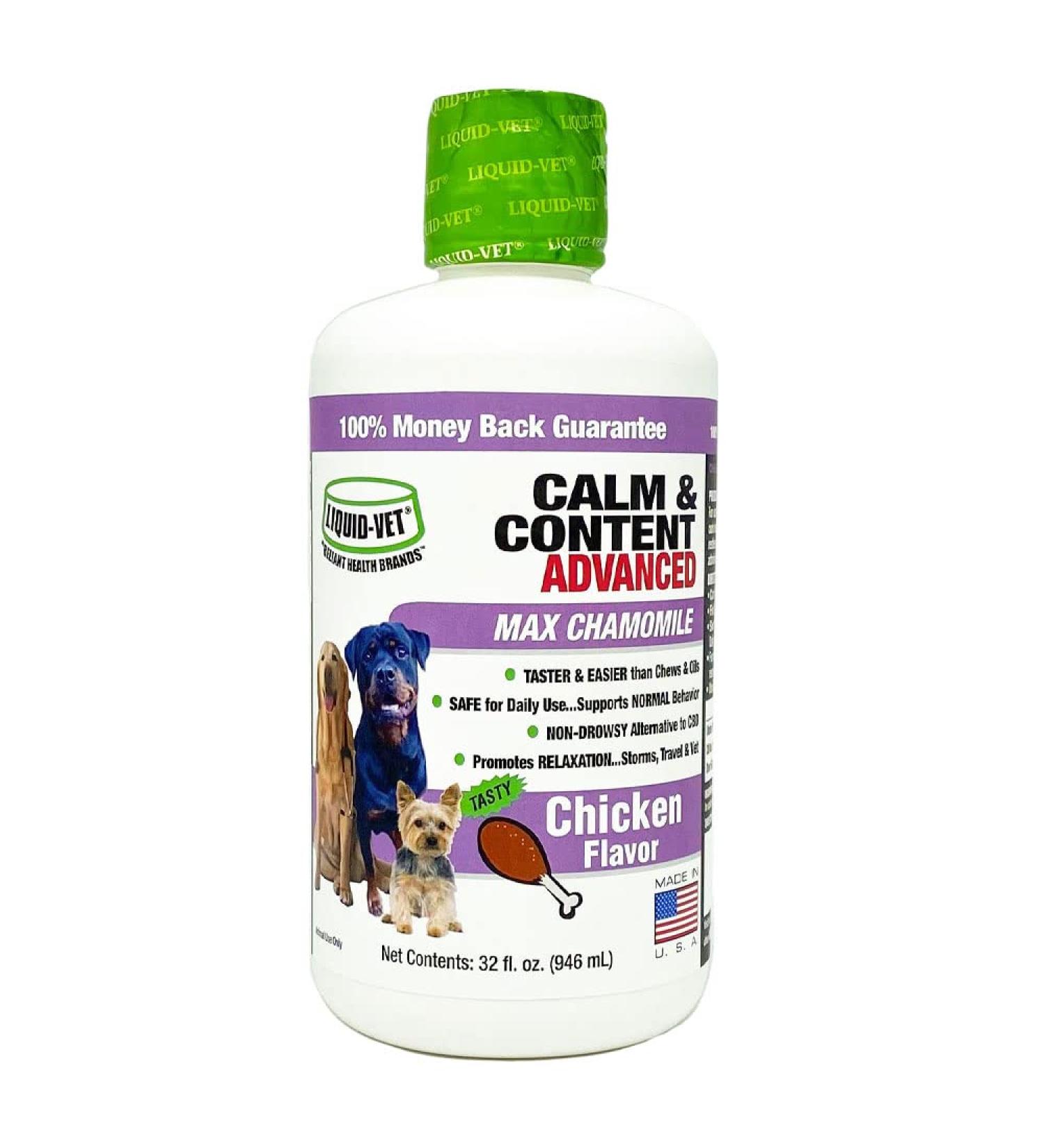 Liquid-Vet K9 Calm & Content 32oz - Advanced Formula for Dogs | Reliant Health Brands - International Shipping Available - Buy Online on GoSupps.com