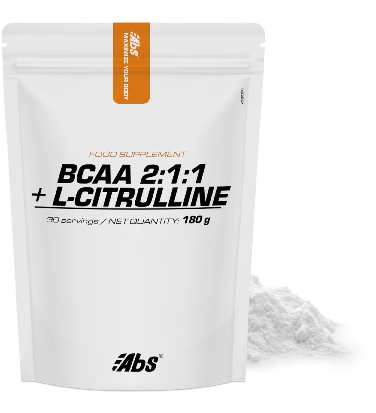 BCAA 2:1:1: + L-CITRULLINE | Innovative formula to boost sports performance | 30 servings/powder 180g - Buy Online on GoSupps.com
