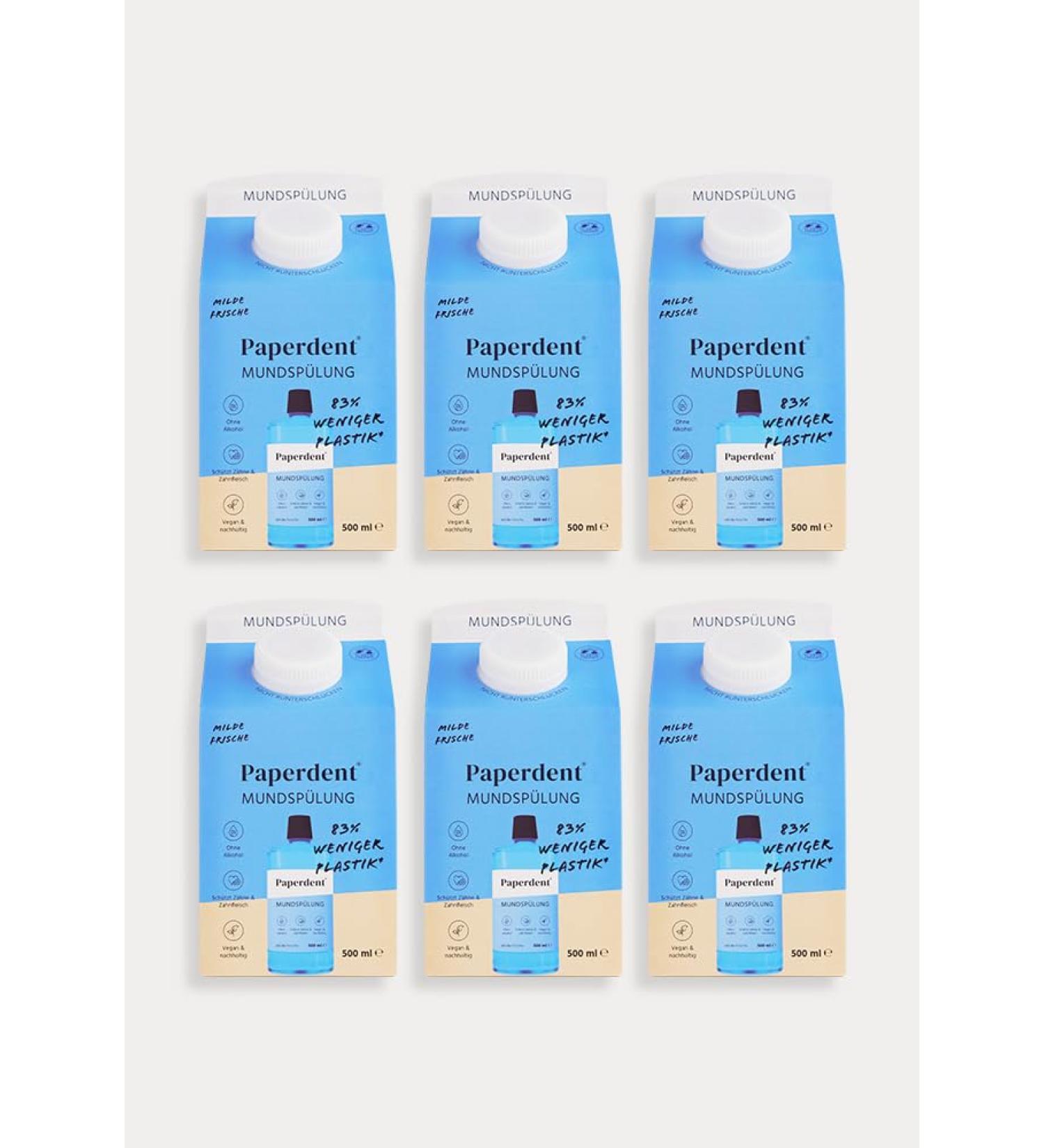 Paperdent Mouthwash - Mild Freshness (6)