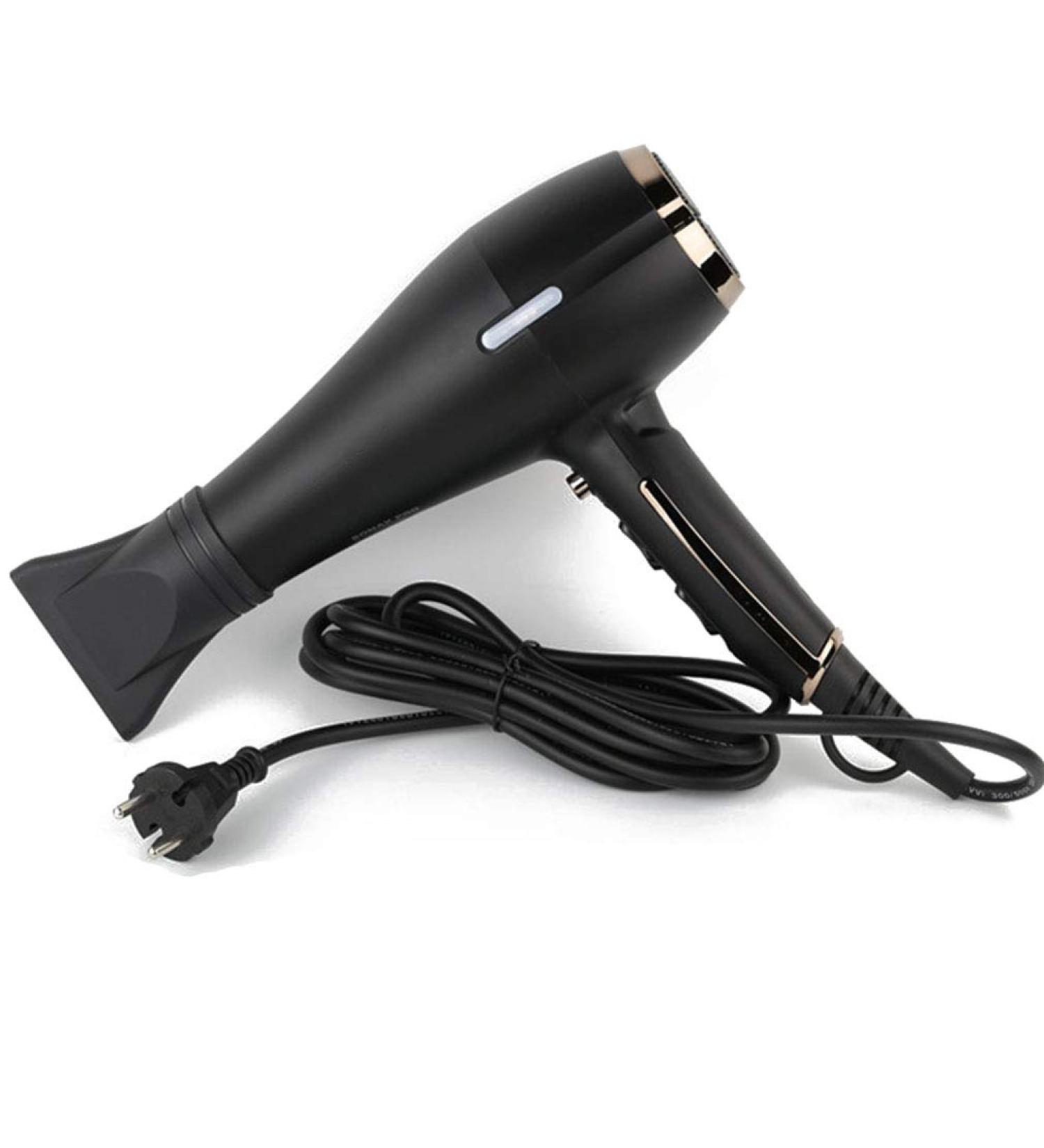 Hair Dryer Professional Ionic Hairdryer 2200W Salon Fast Drying Blow Dryers 3 Heat 2 Speed Settings Cool Shot Button Low Noise AC Motor with Hair Nozzle for Home and Salon Men and Women Small Gift - Buy Online on GoSupps.com
