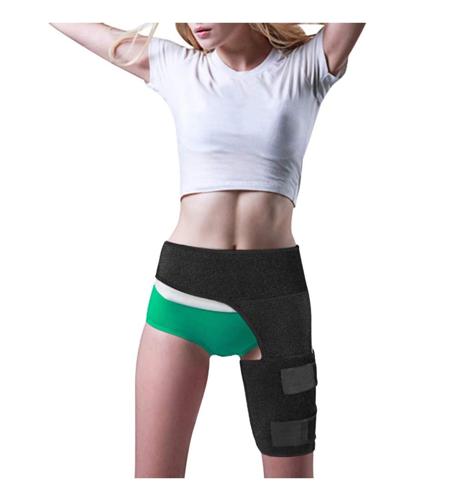 Orthowrap Groin Support Bandage - Adjustable Compression Hip Brace for Men and Women - Pain Relief and Support for Hips, Thighs, and Groin - Buy Online on GoSupps.com