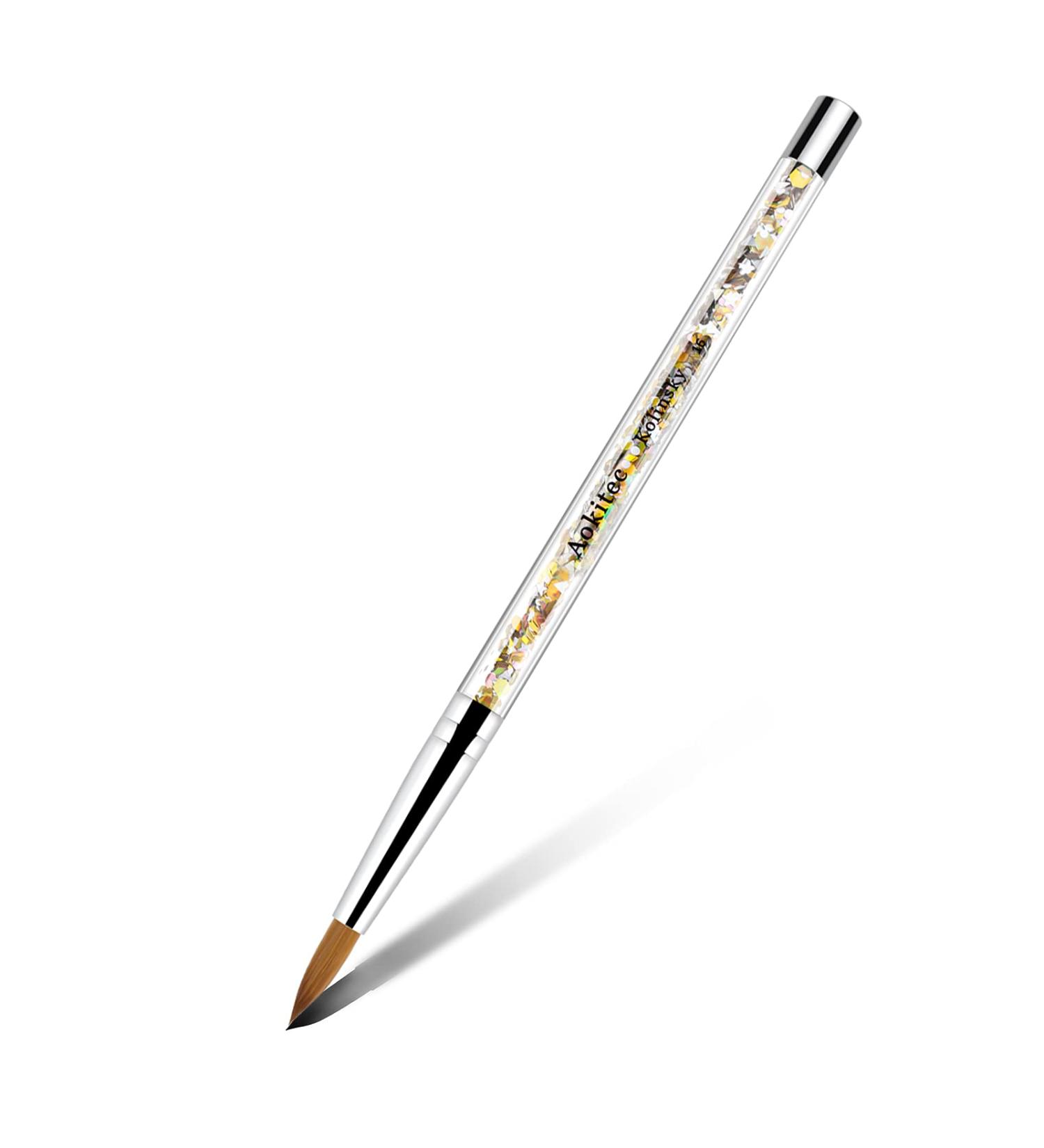 Premium #16 Sable Kolinsky Acrylic Nail Brush | Zobelhaar Nail Art Tool for Gel & Polishes - Perfect for Manicure & Nail Design - Buy Online on GoSupps.com