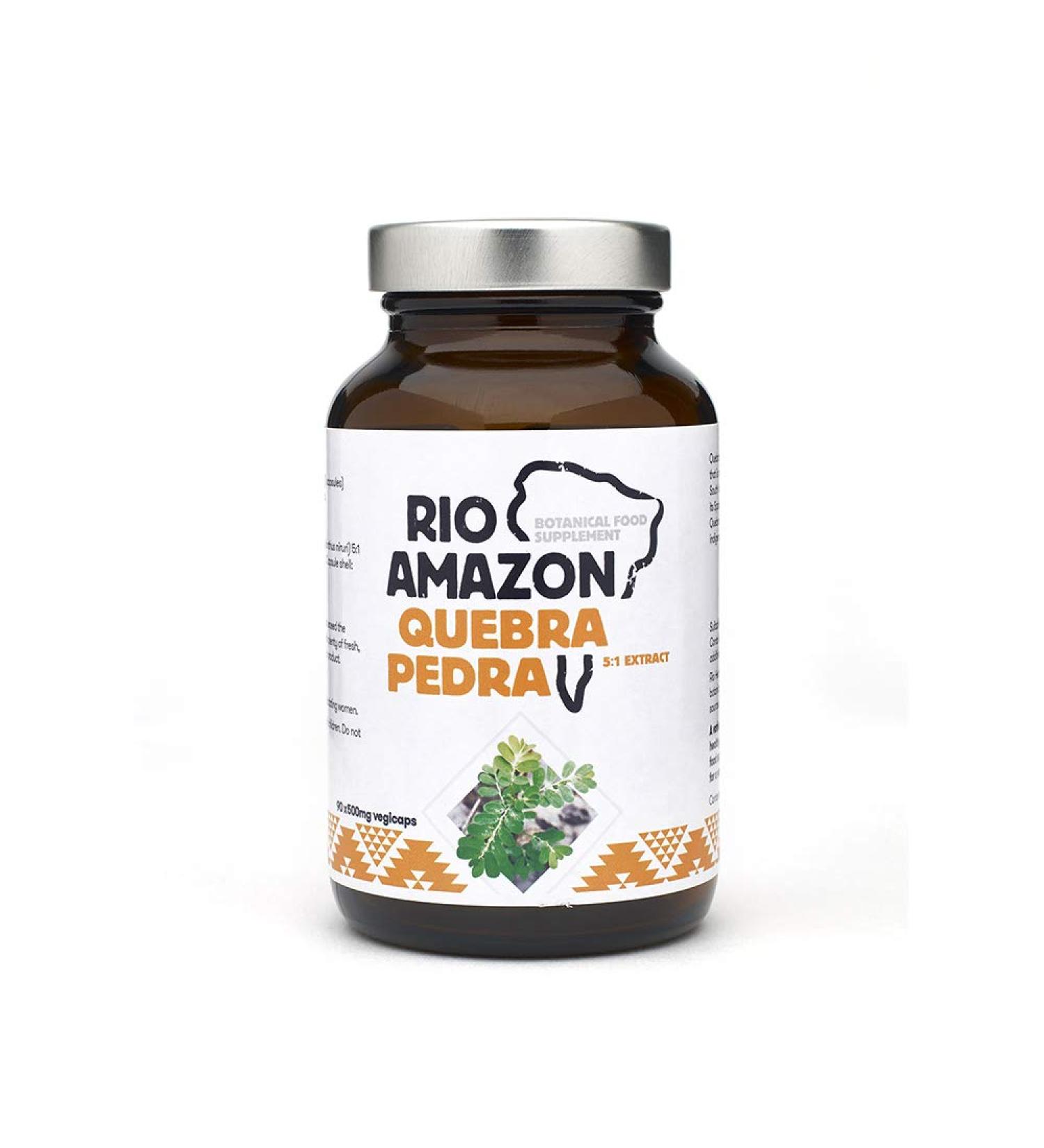 Rio Amazon Quebra Pedra 500mg - Kidney & Gall Bladder Support - 90 Capsules - Buy Online on GoSupps.com