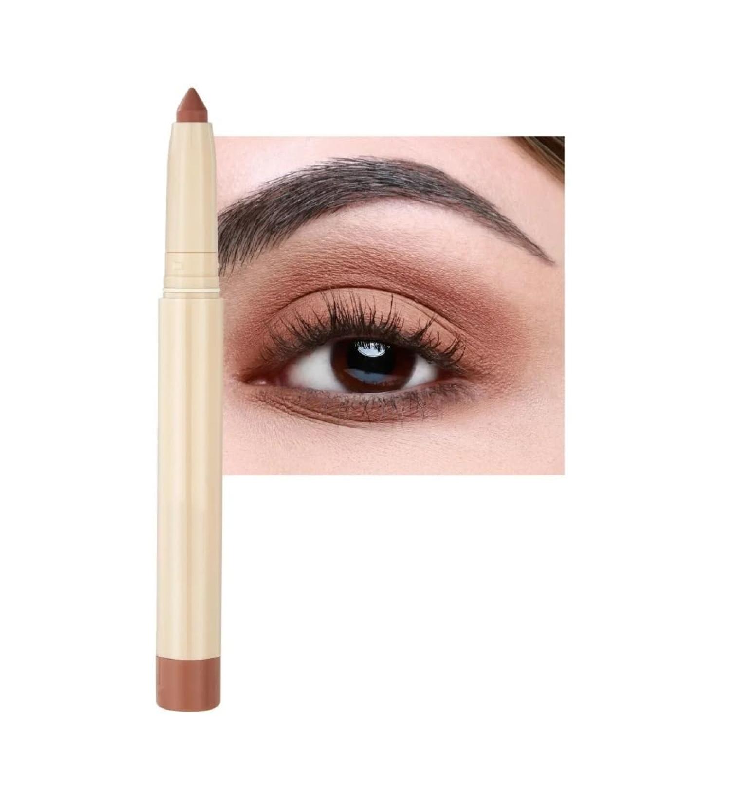 Pearlescent Eyeshadow Pencil Stick Lasting Glitter Shimmer Eye Shadow Pen Eyeliner Stick Eyes Make Up Tools Waterproof 22 Colors (Color : NO.21) - Buy Online on GoSupps.com