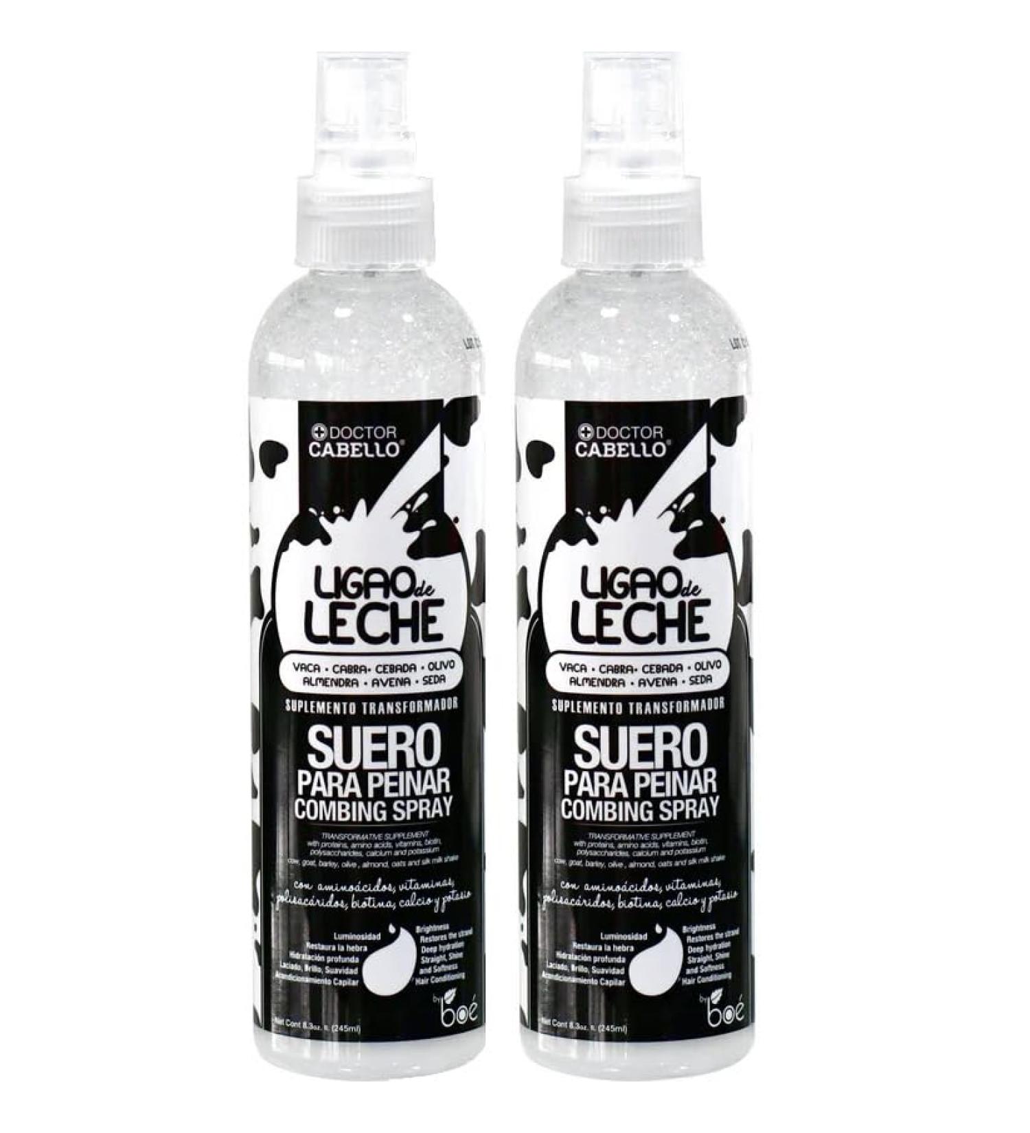 Ligao de Leche Combing Spray 8.6 Oz 2 Pack