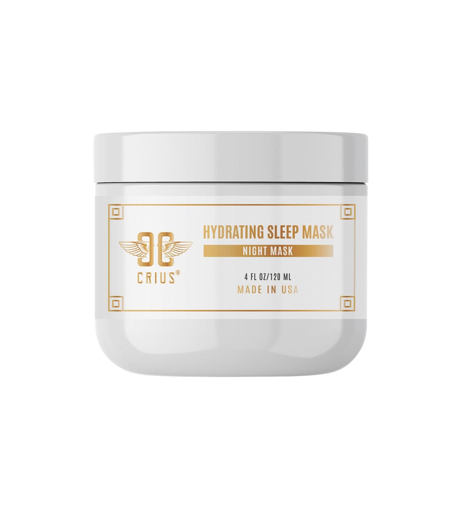 Hydrating Sleep Mask 4 Oz - Made in USA Quick Absorption Non-GMO Cruelty-Free | Quality Ingredients for Overnight Skin Renewal - Buy Online on GoSupps.com