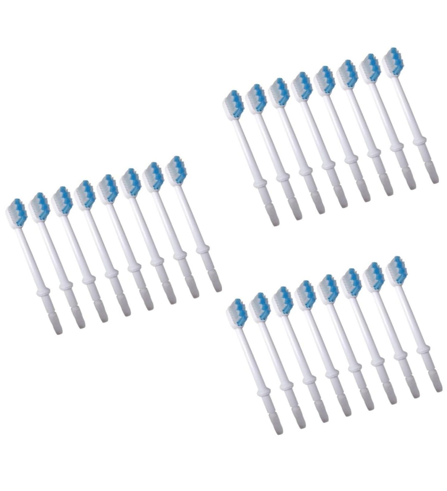 Buy Healvian 24 Pack Replacement Brush Heads for Oral Hygiene - Compatible with Water Toothpicks & Plug-In Brushes - Buy Online on GoSupps.com