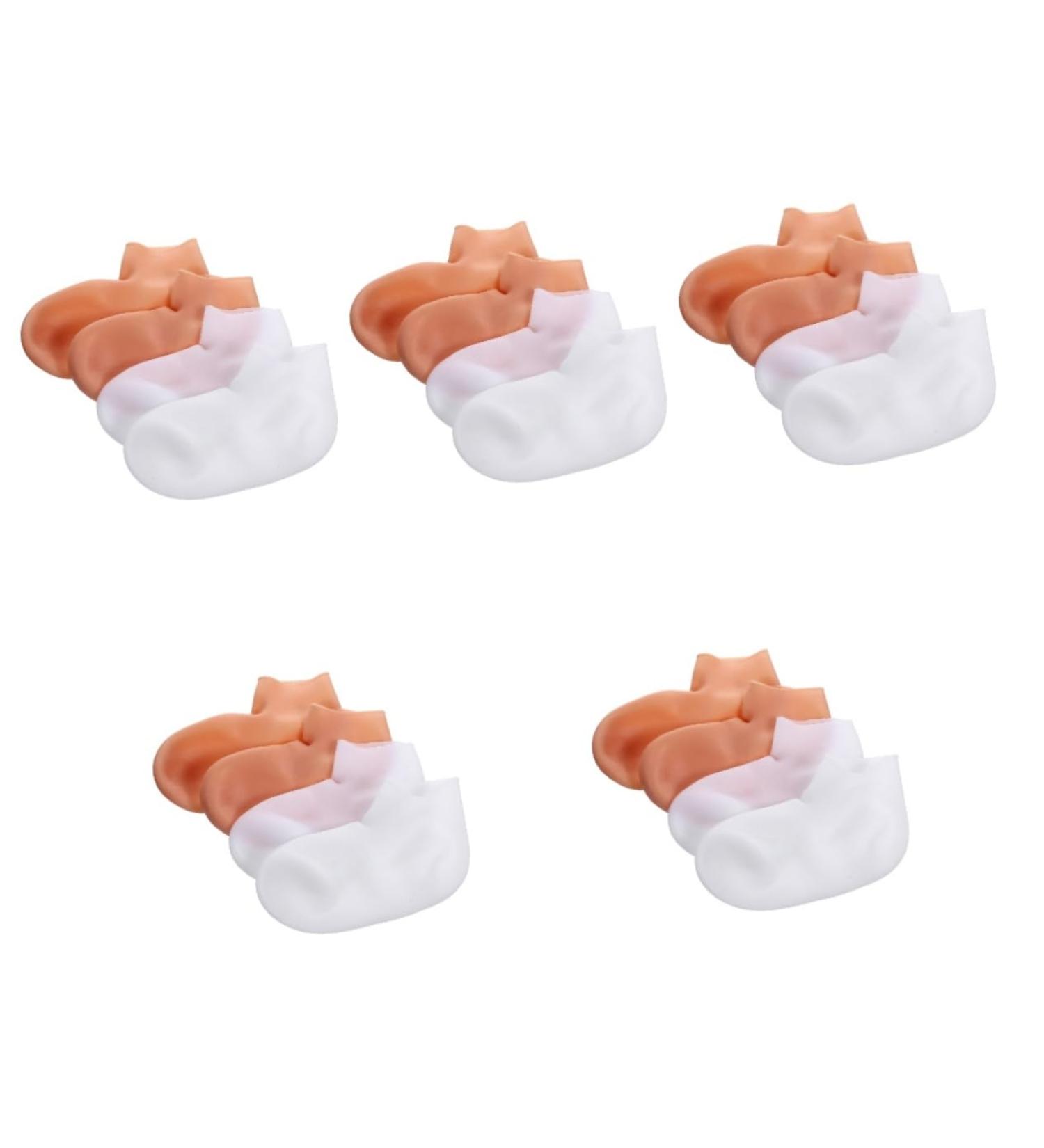 minkissy 10 Pairs Exfoliating Moisturizing Socks Heel Socks for Dry Cracked feet Cosmetics Socks Heel spa Socks Reusable Socks feet Care Socks Heel Protector Socks Pedicure Miss Foot sebs - Buy Online on GoSupps.com