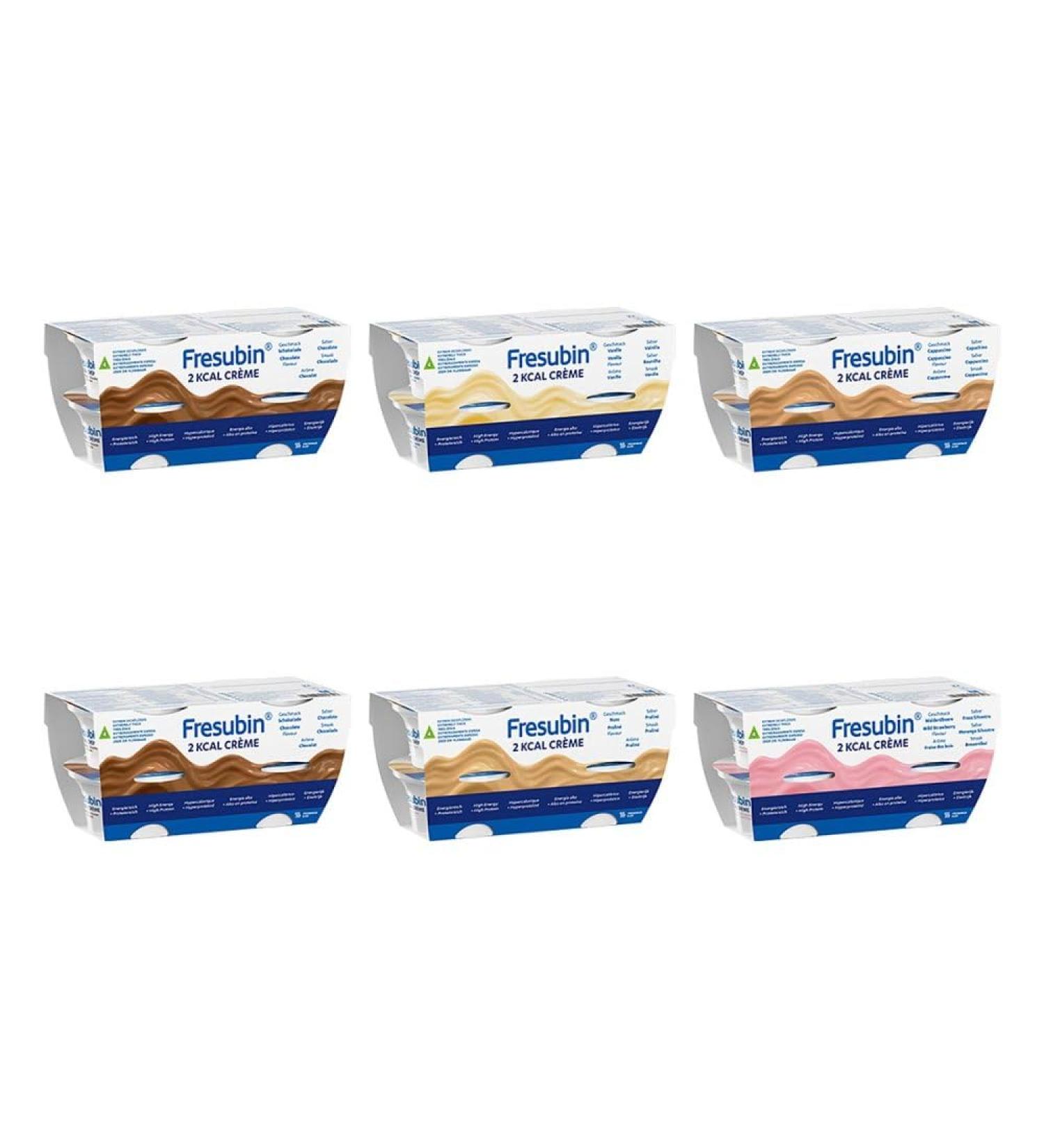 FRESUBIN 2 kcal Cream Mixed Box 24X125g | High-Calorie Nutritional Drink for International Shipping - Buy Online on GoSupps.com