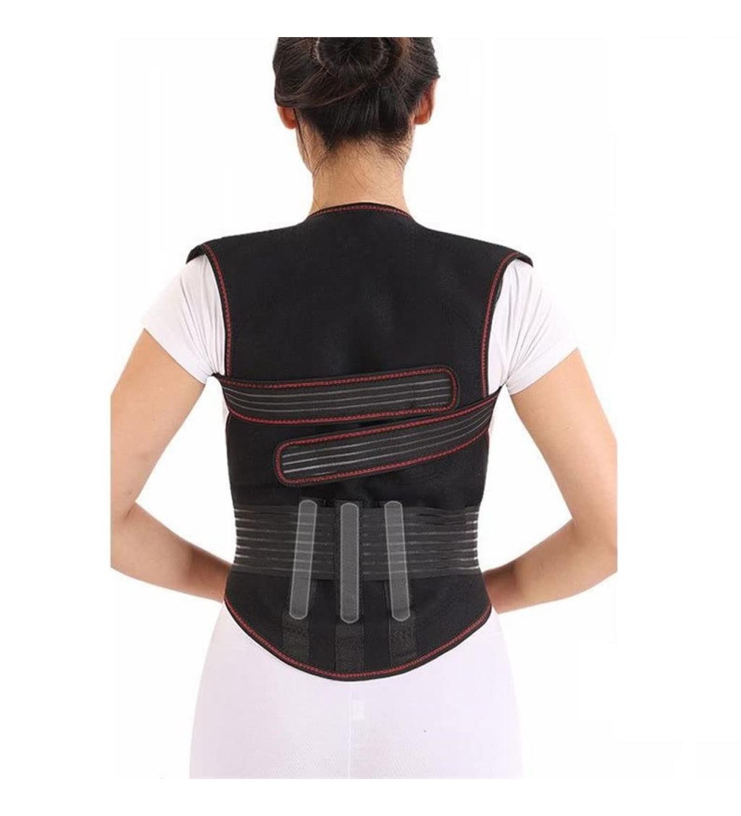 Tourmaline Self-Heating Vest Men Women Full Back Support Belt Waist Brace Back Posture Vest Spine Shoulder Lumbar Belt Posture Correction Belt (Size : X-Large) (X) (Medium) - Buy Online on GoSupps.com
