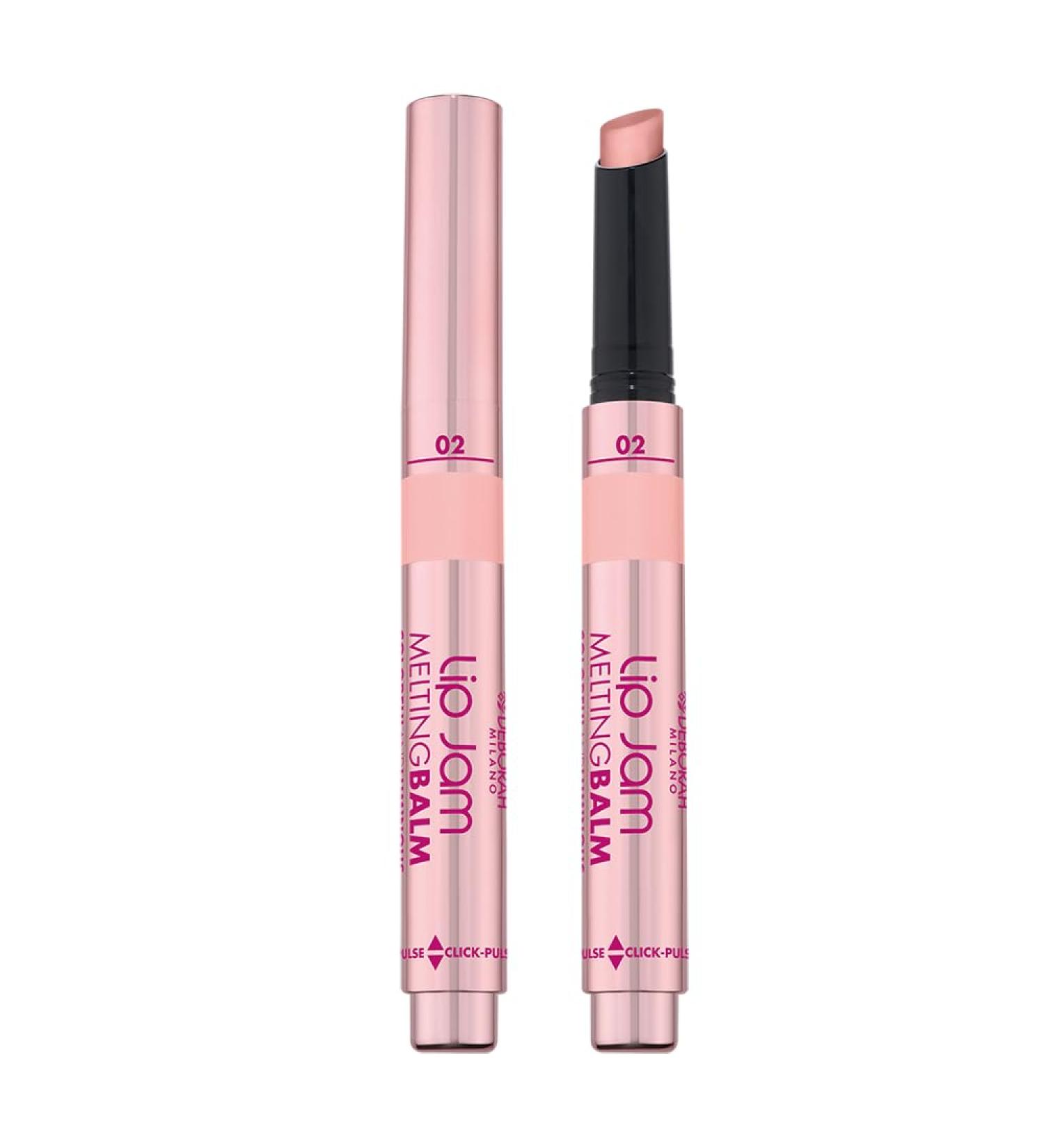  DEBORAH Deborah Milano Lip Jam Melting Balm Coloured and Shiny Lip Balm Soft and Sanded Lips 02 Pink - Buy Online on GoSupps.com