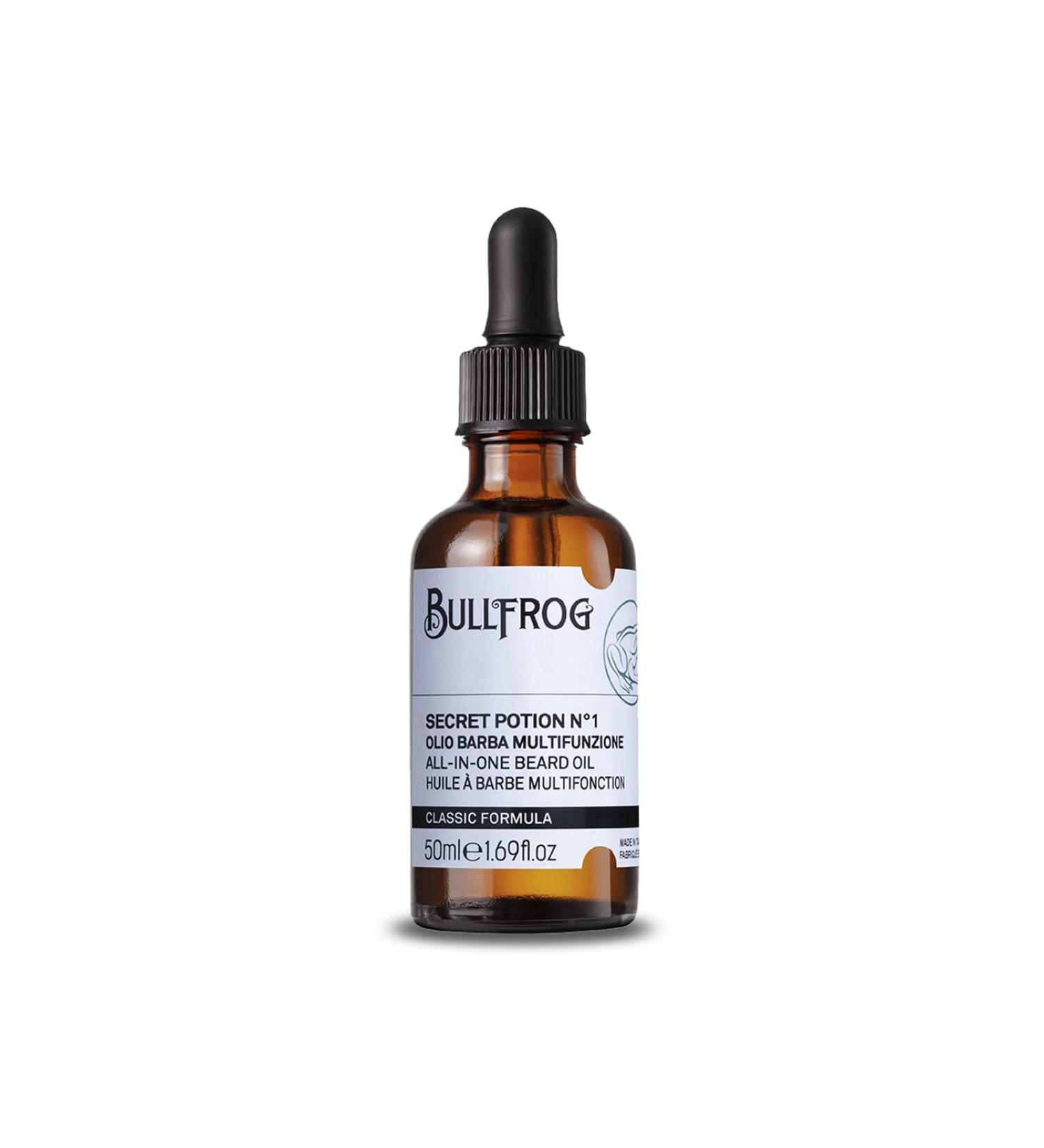 Bullfrog All-in-One Beard Oil 50ml | Premium Beard Care for Men | International Shipping Available - Buy Online on GoSupps.com