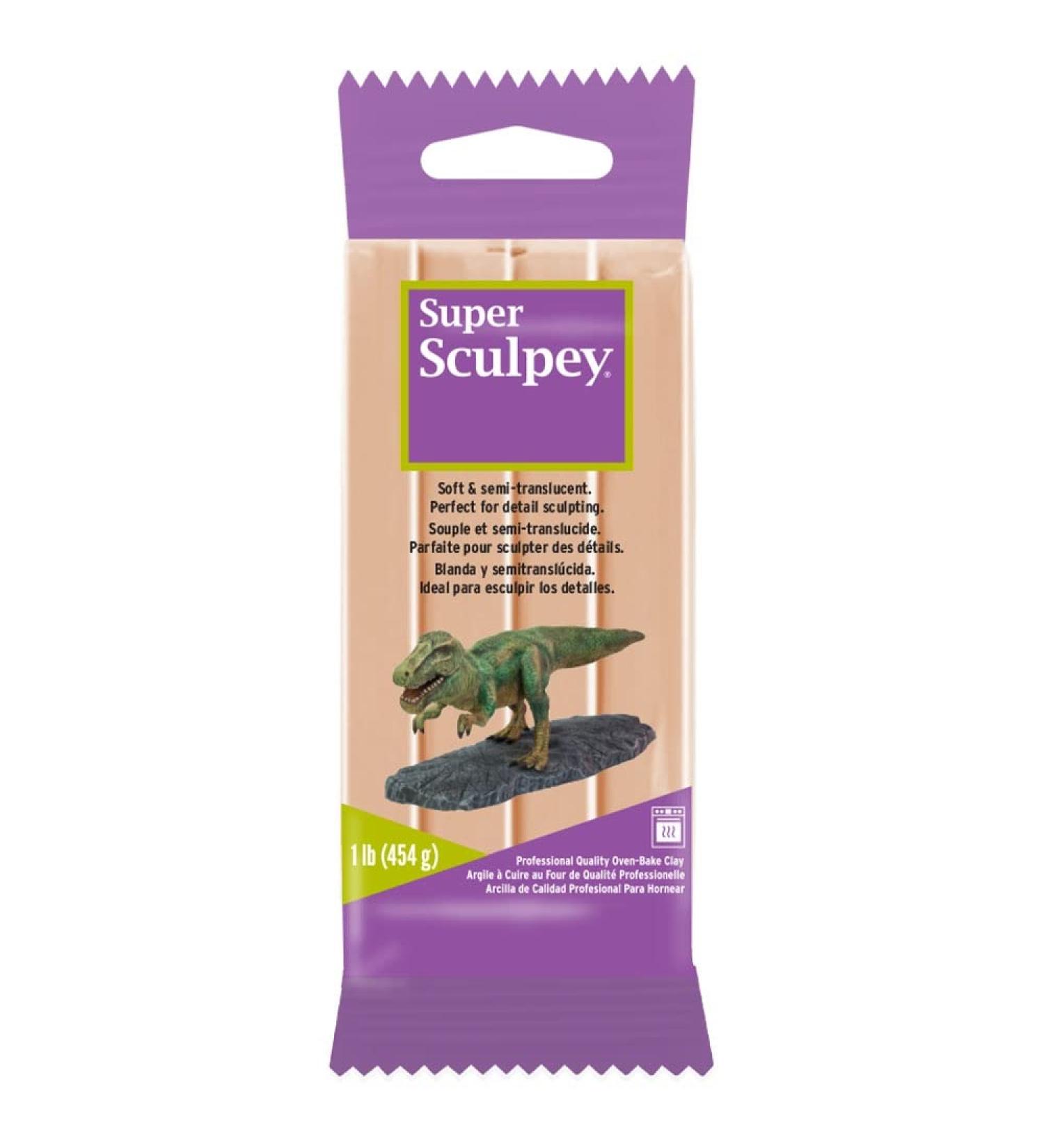 Sculpey Super Sculpting Compound 1 lb. Box - Beige | Sculpting Clay for Artists - Buy Online on GoSupps.com