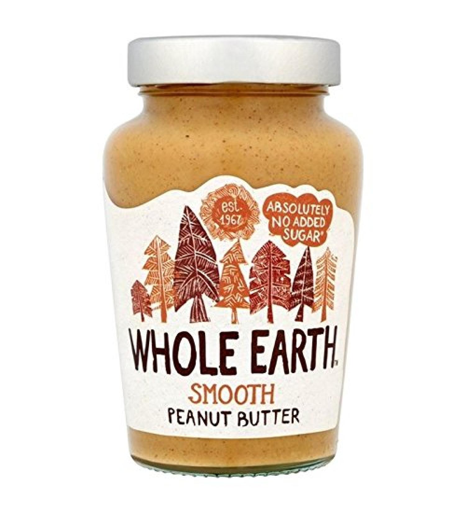 Whole Earth Original Smooth Peanut Butter 454g - Pack of 2