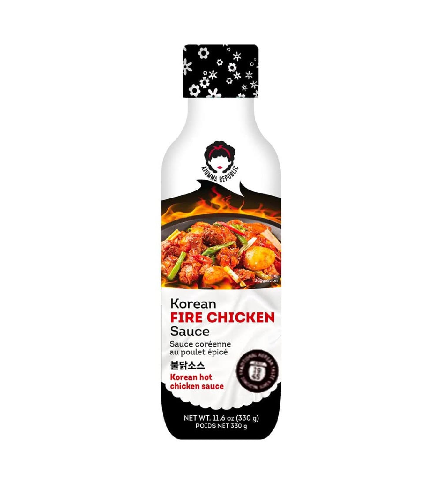 Ajumma Republic Fire Chicken Sauce - Korean Hot Chicken Sauce 300g