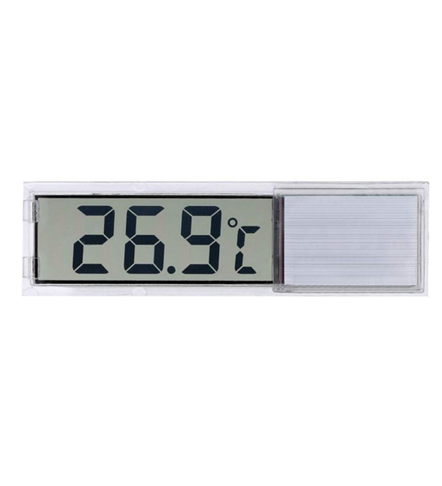 LCD Digital Fish Tank Aquarium Thermometer Stick-on Tank Temperature Sensor Ensures Accurate Reading for Aquarium Terrarium Amphibians and Reptiles Silver - Buy Online on GoSupps.com