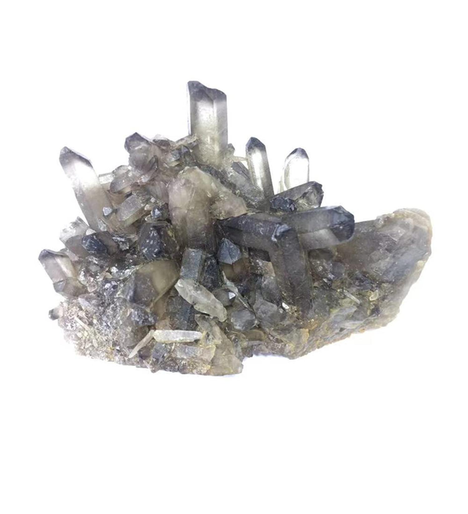 for Natural Gem Smoky Quartz Cluster Crystal Spiritual Products for Decoration - Buy Online on GoSupps.com