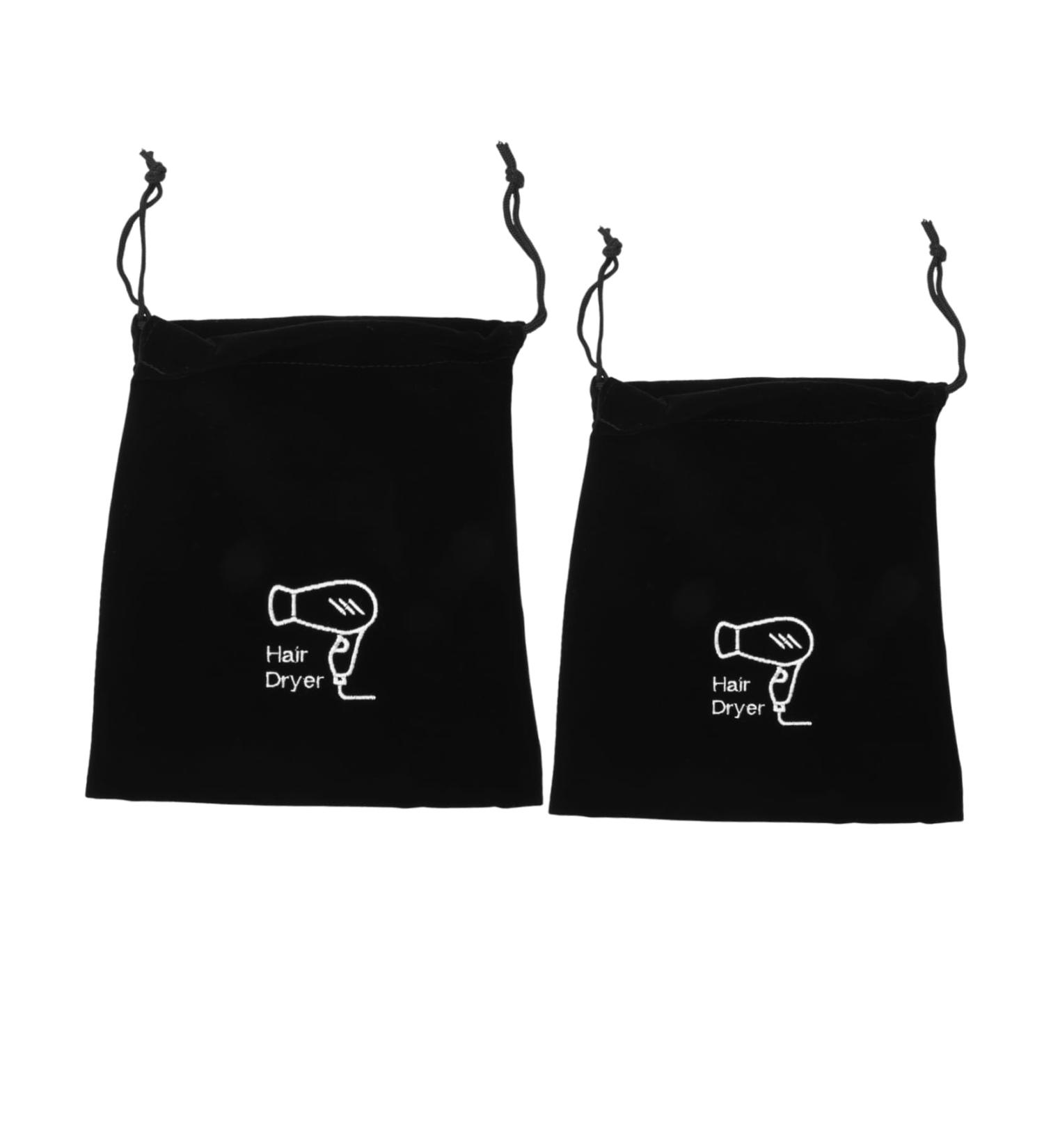 Healeved 10 Pcs Storage Bag Hair Appliance Organizer Practical Storage Pouch Travel Hair Hairdryer Bag Velvet - Buy Online on GoSupps.com