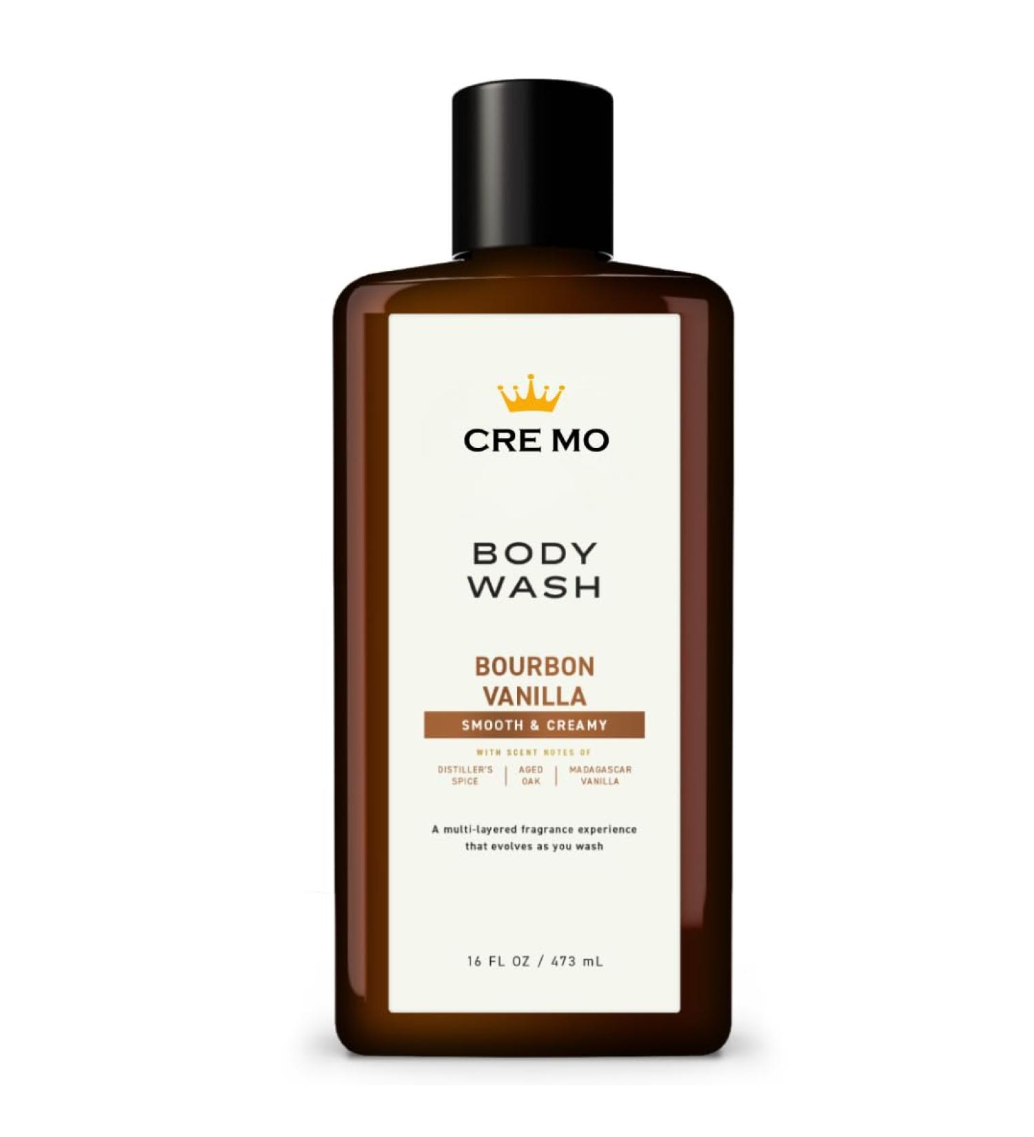 Creemo Men's Body Wash Bourbon Vanilla scent 16 oz (1 Pack) - Buy Online on GoSupps.com