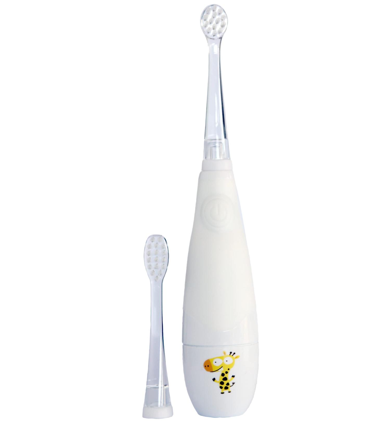 Jack N' Jill Kids Electric Toothbrush with Extra Replacement Head - Gentle Cleaning for Kids & Babies - Extra Soft Bristles - Sonic Technology - 1 Pack - Buy Online on GoSupps.com