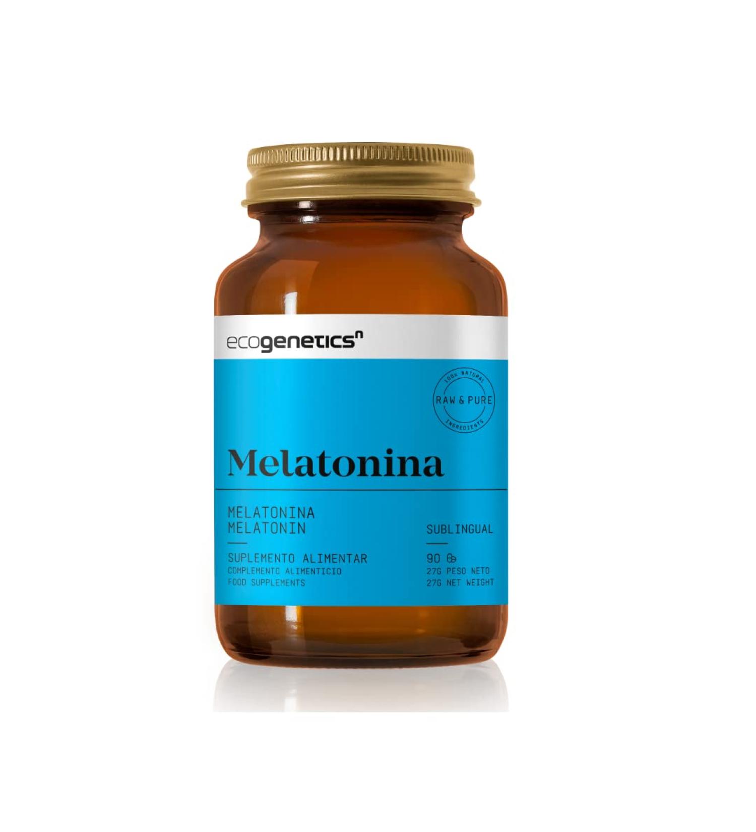 ECOGENETICS - Sublingual Melatonin 90 Capsules | Sleep Tablets | Advanced Nutritional Supplement for Sleep Improvement General Wellness Relaxation and Stress Reduction - Buy Online on GoSupps.com